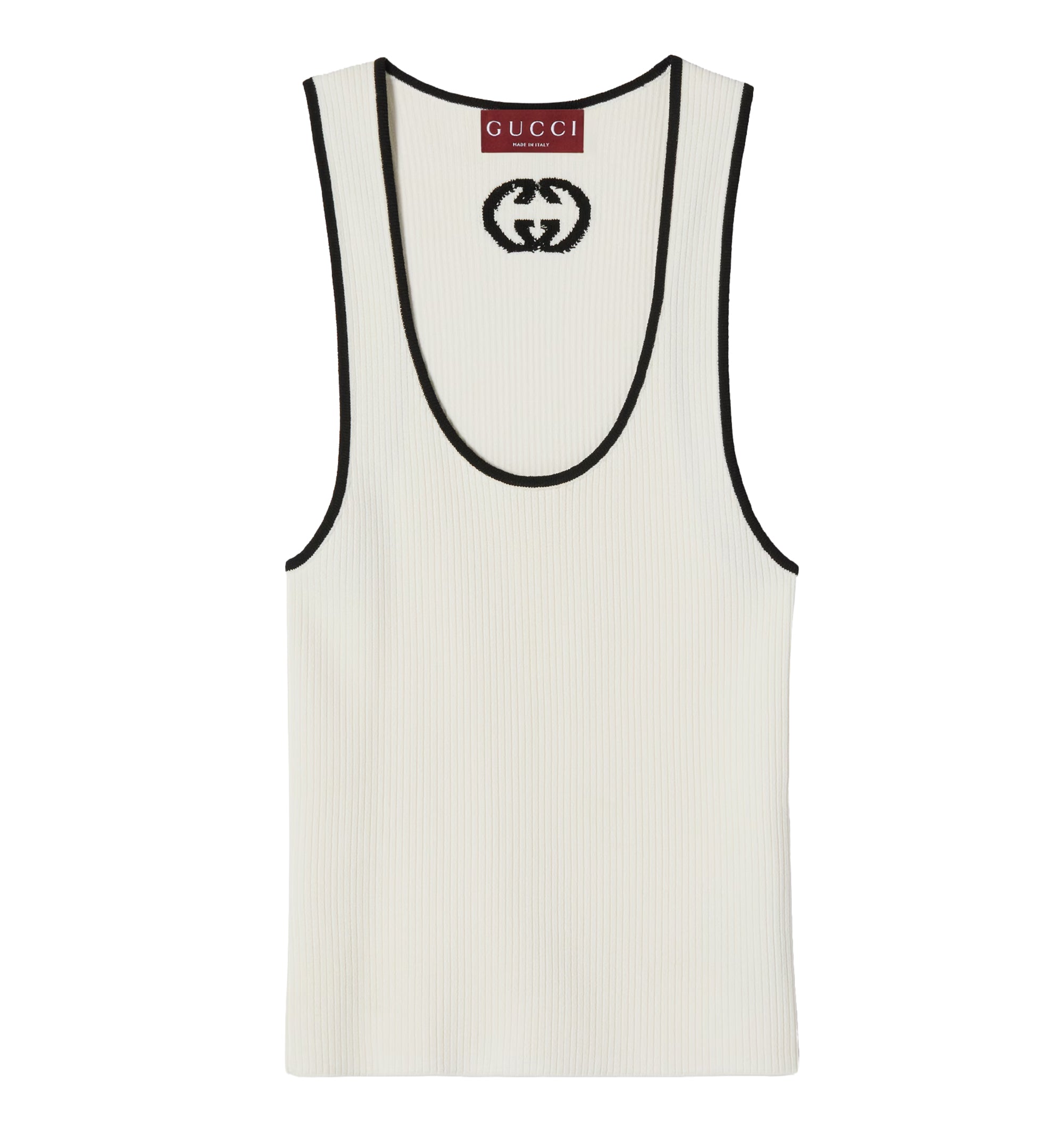 Interlocking G Ribbed Knit Top