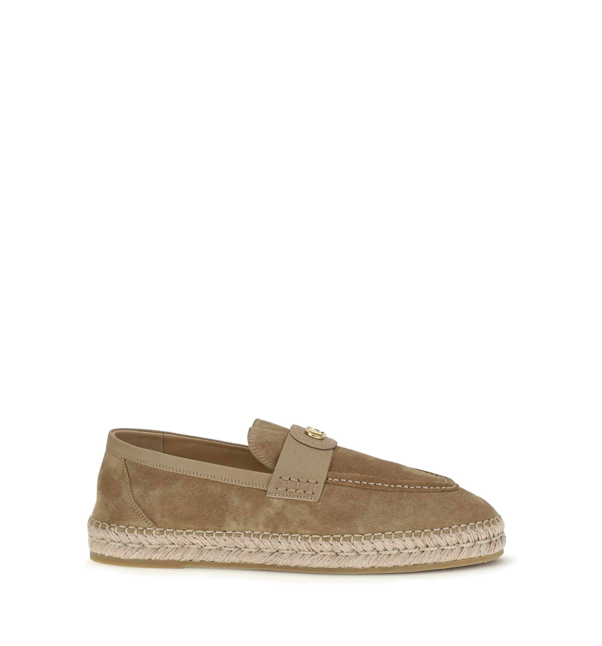 VLogo Signature Suede Espadrilles