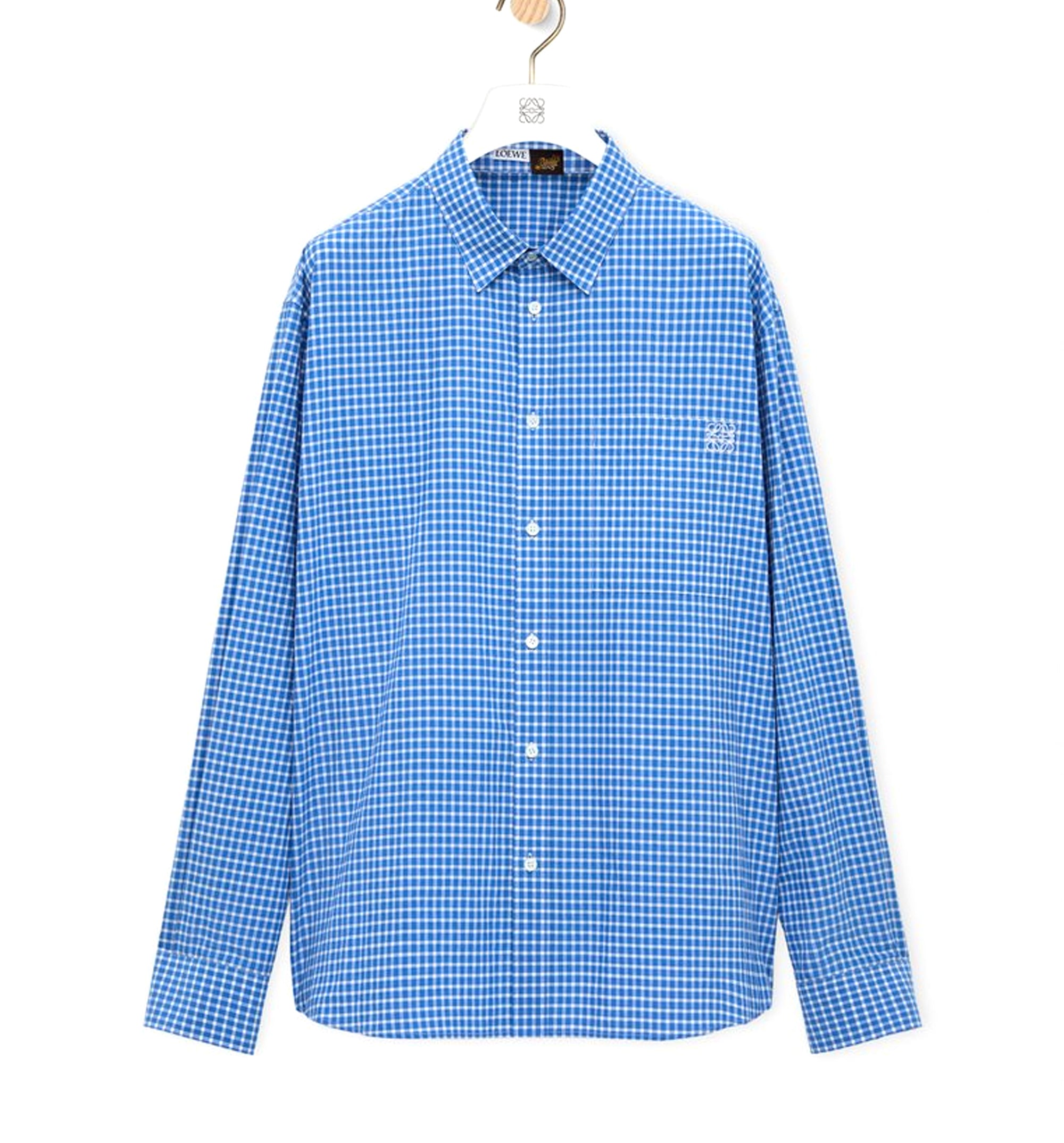 Textured cotton check Shirt