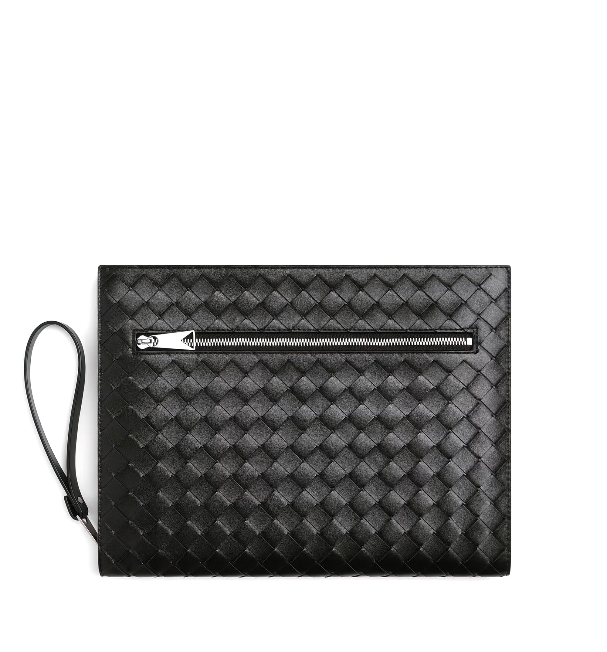 Intrecciato Document Case With Wristlet