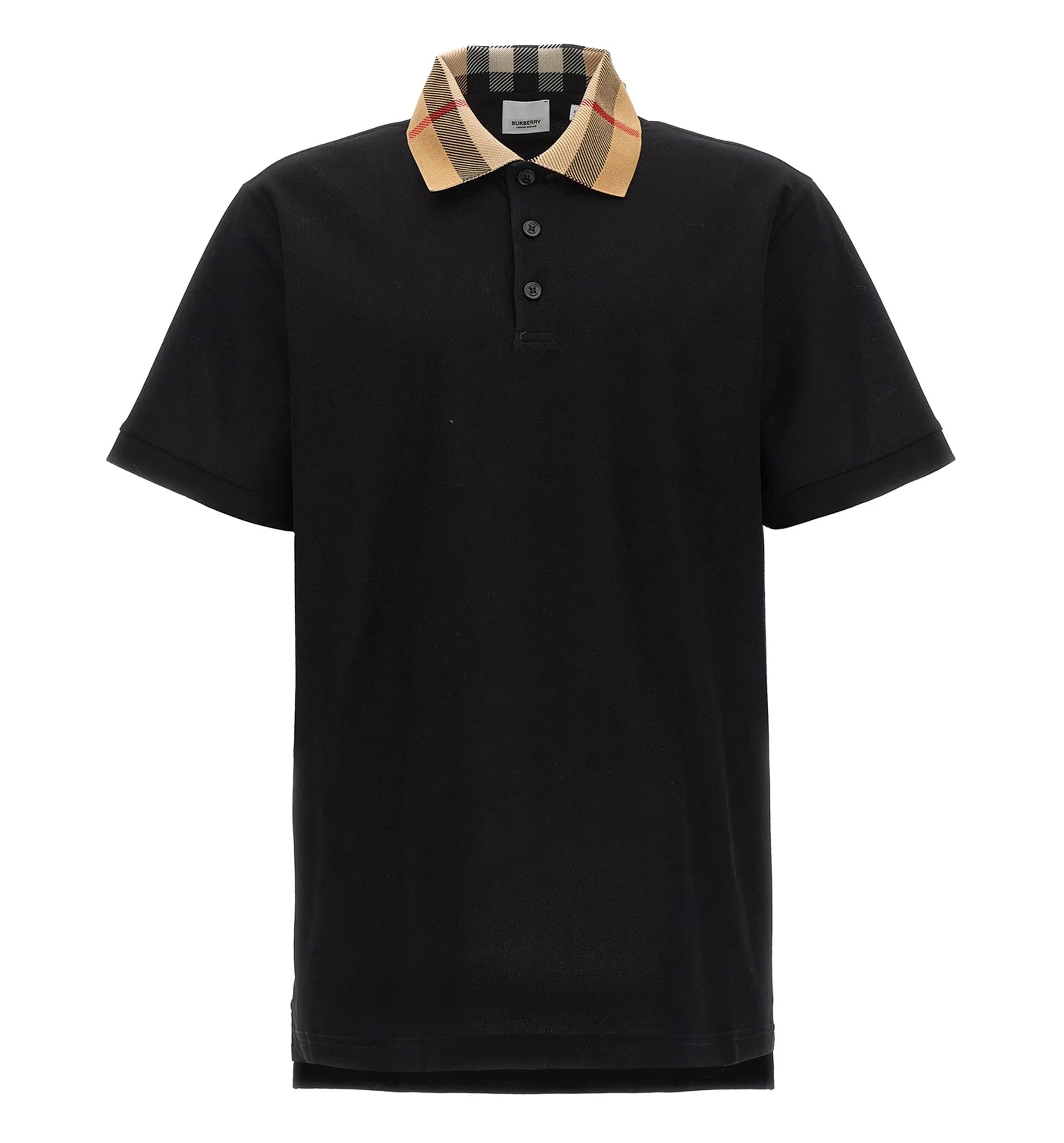 Check Collar Polo Shirt