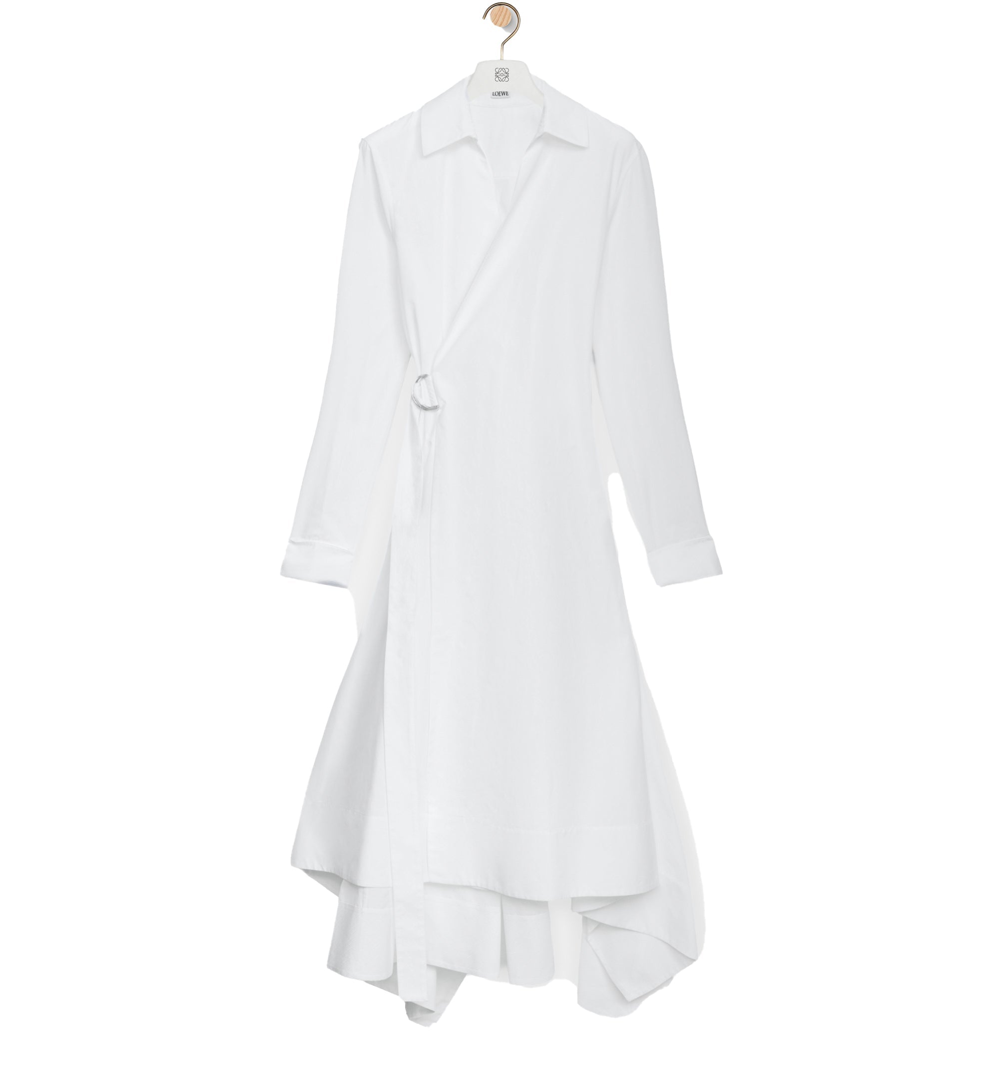 Draped Dress In Cotton