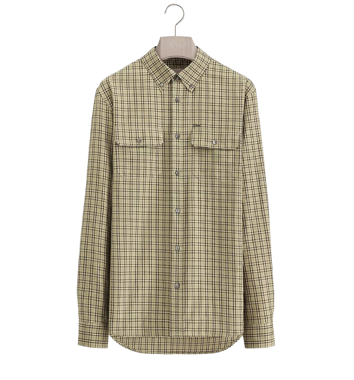 Shirt with Buttoned Collar