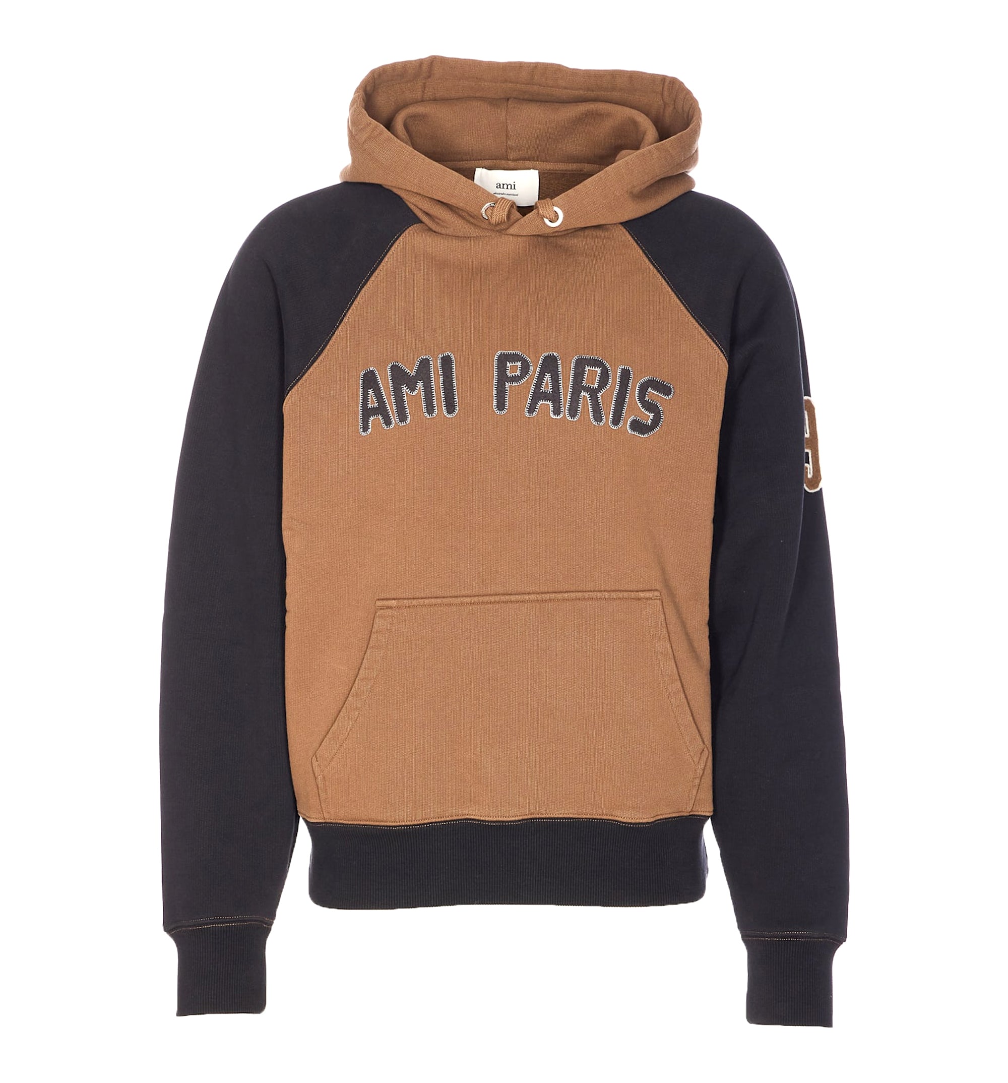 Two-Tone Logo Patch Hoodie