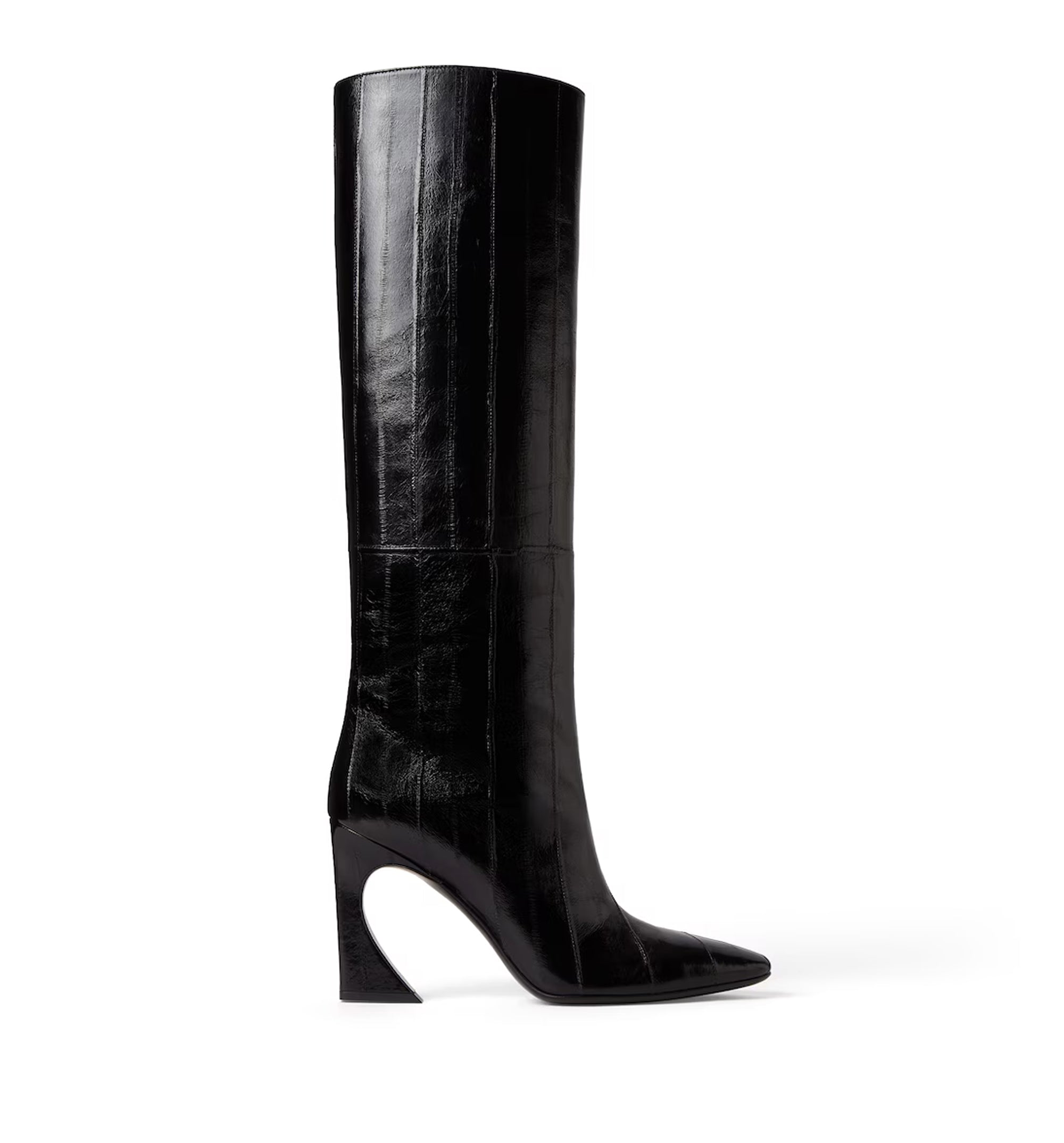 Fendi Arco Hagfish Leather Boots