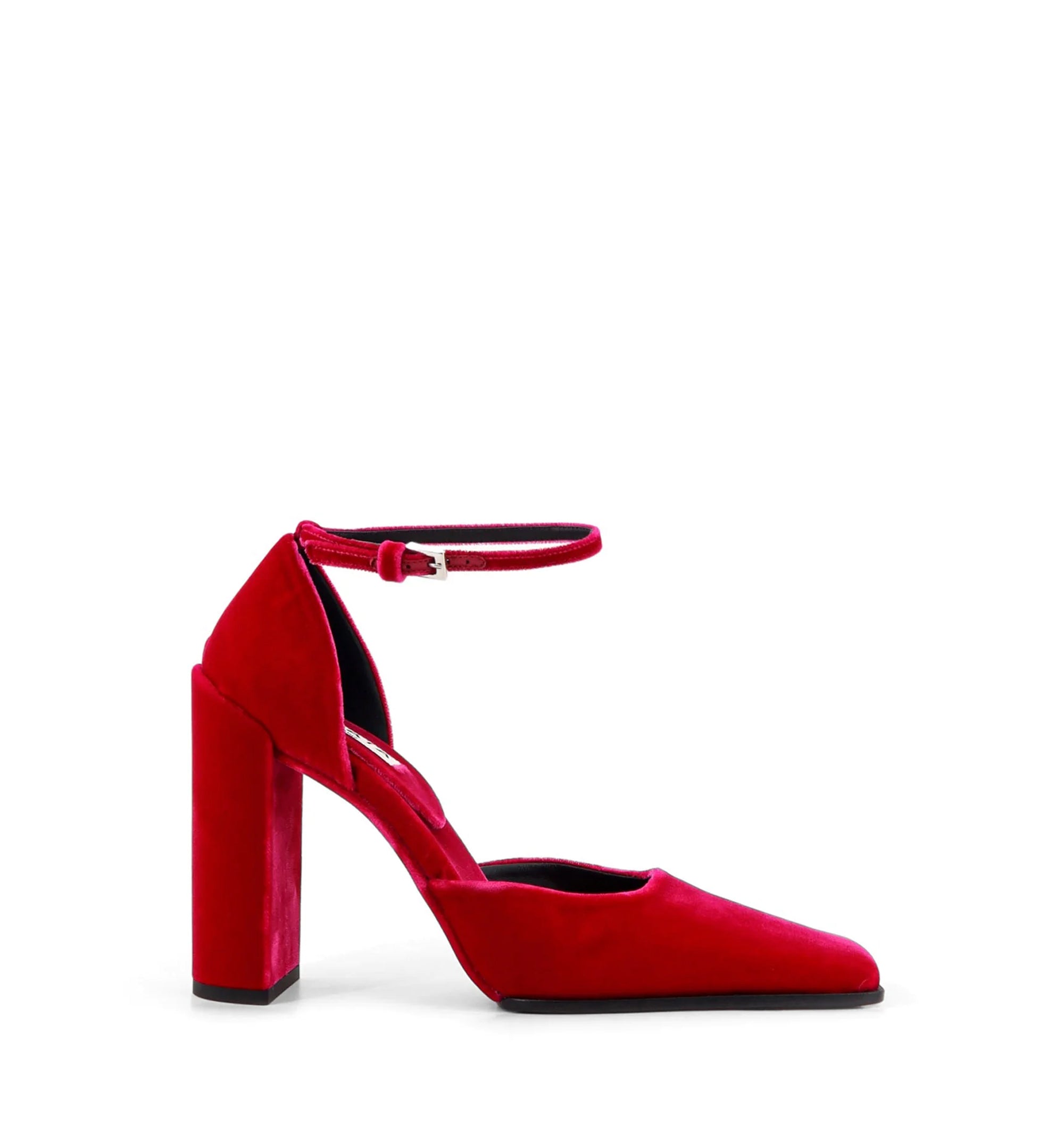Square D’Orsay Pumps In Velvet
