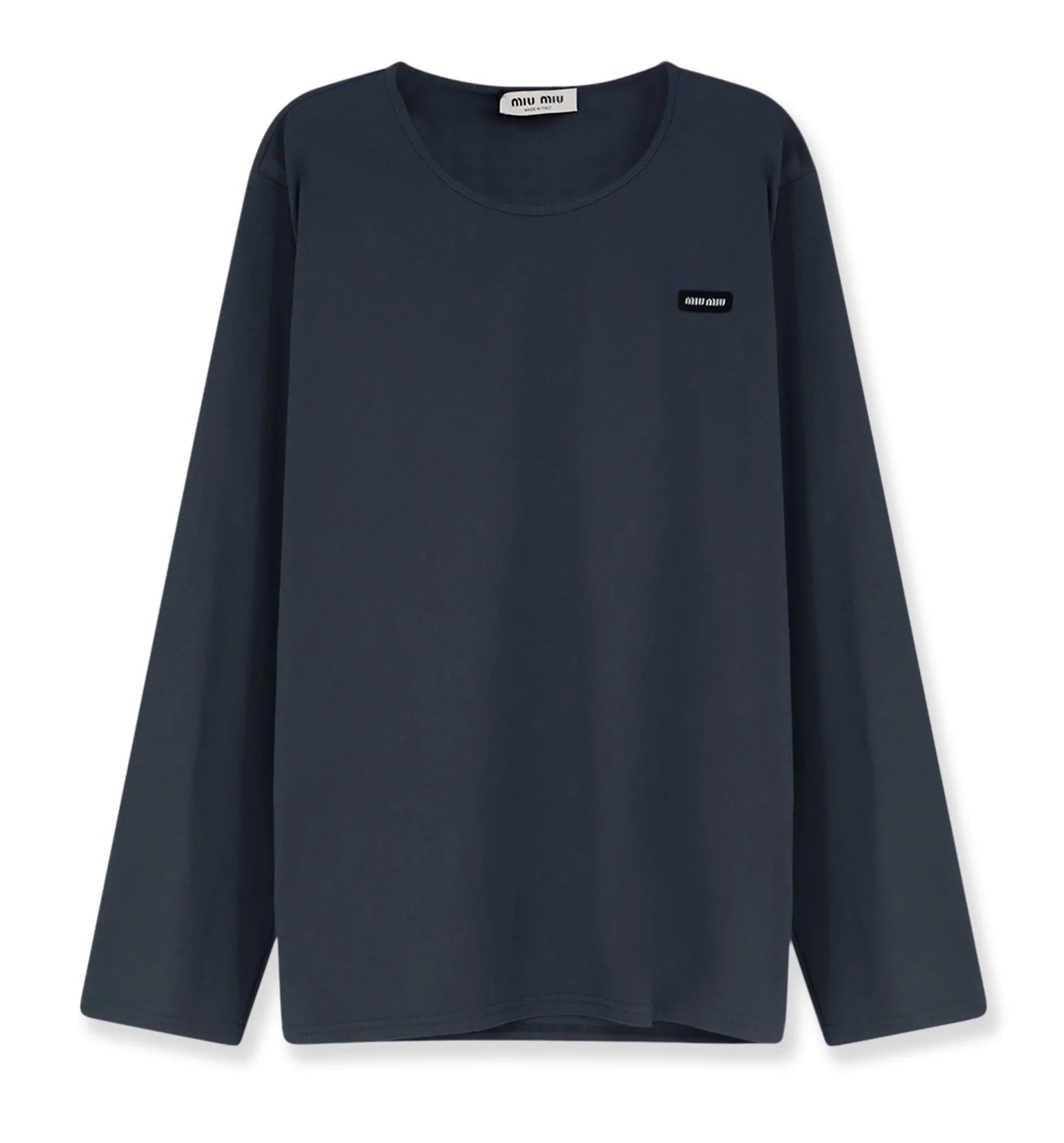 Stretch poplin top