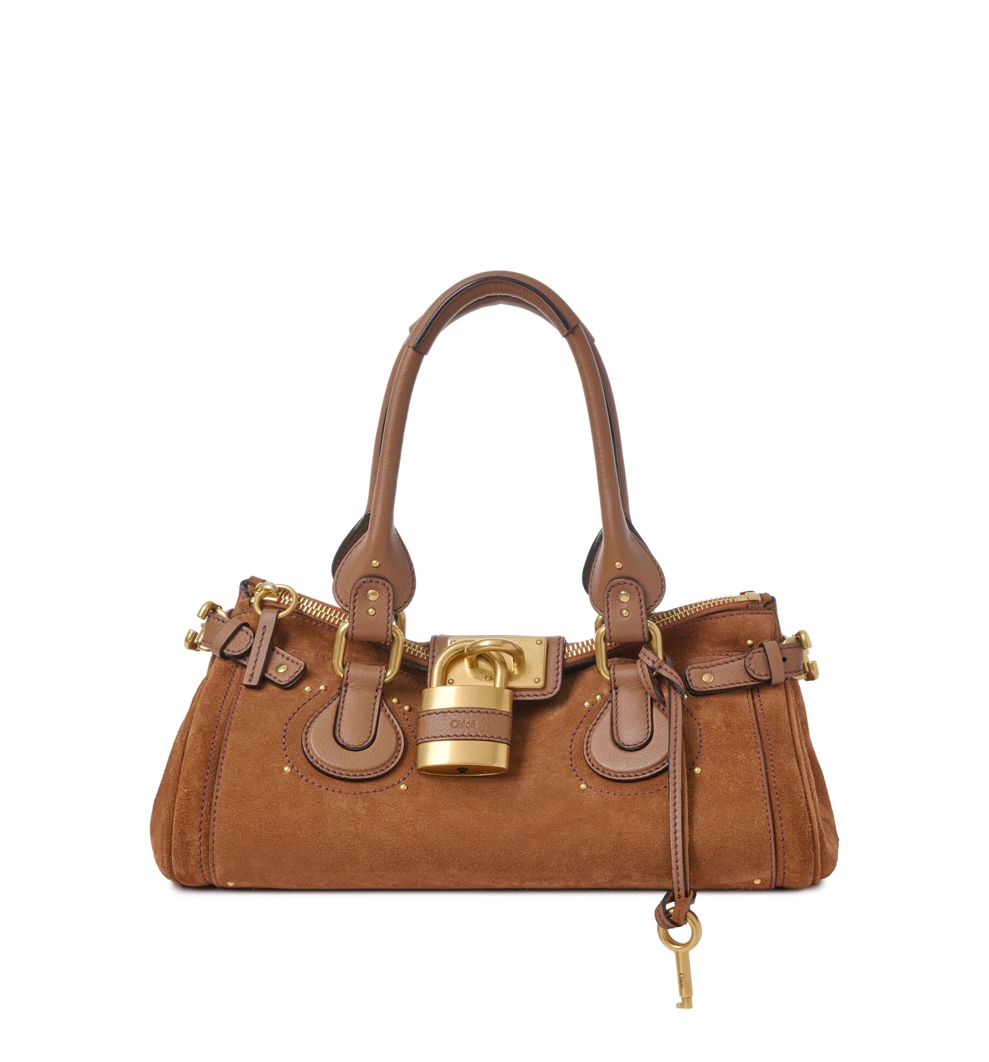 Paddington bag in suede leather