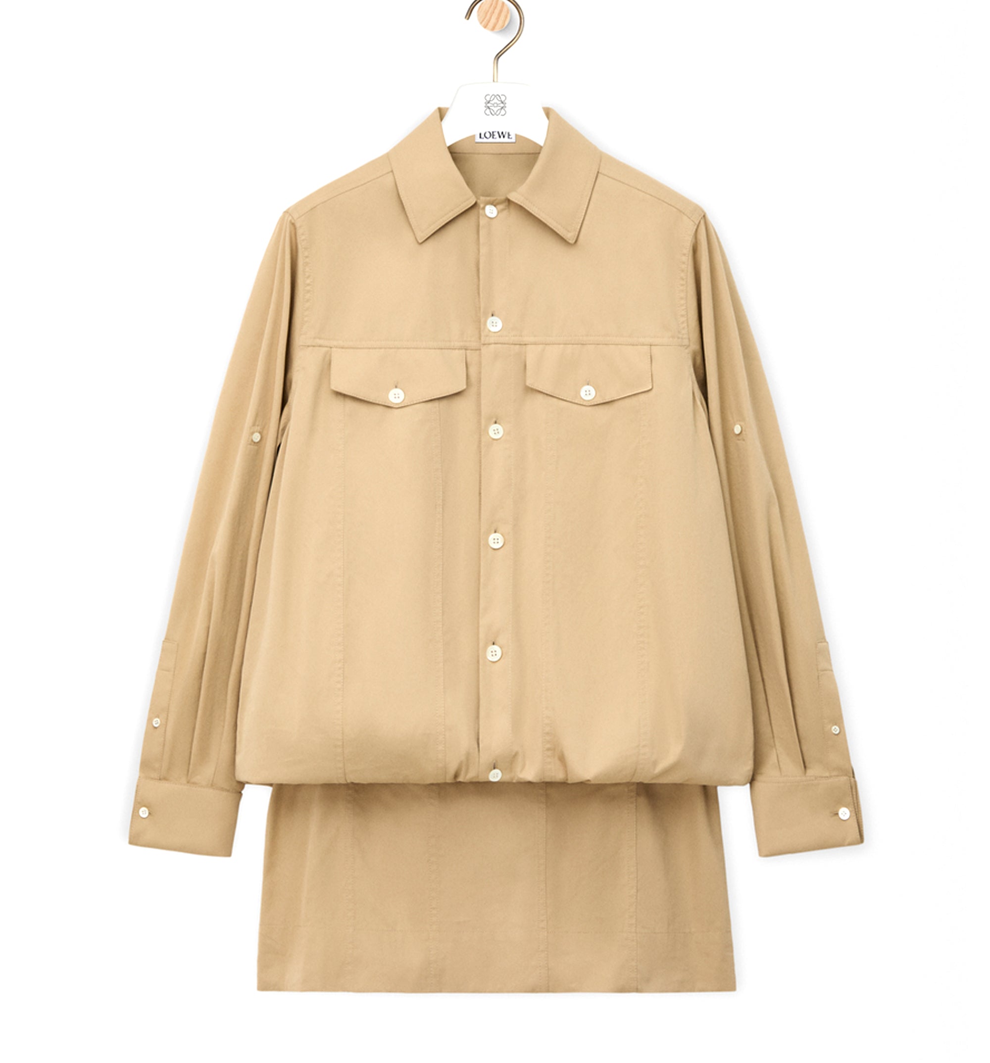 Dress In Cotton And Silk