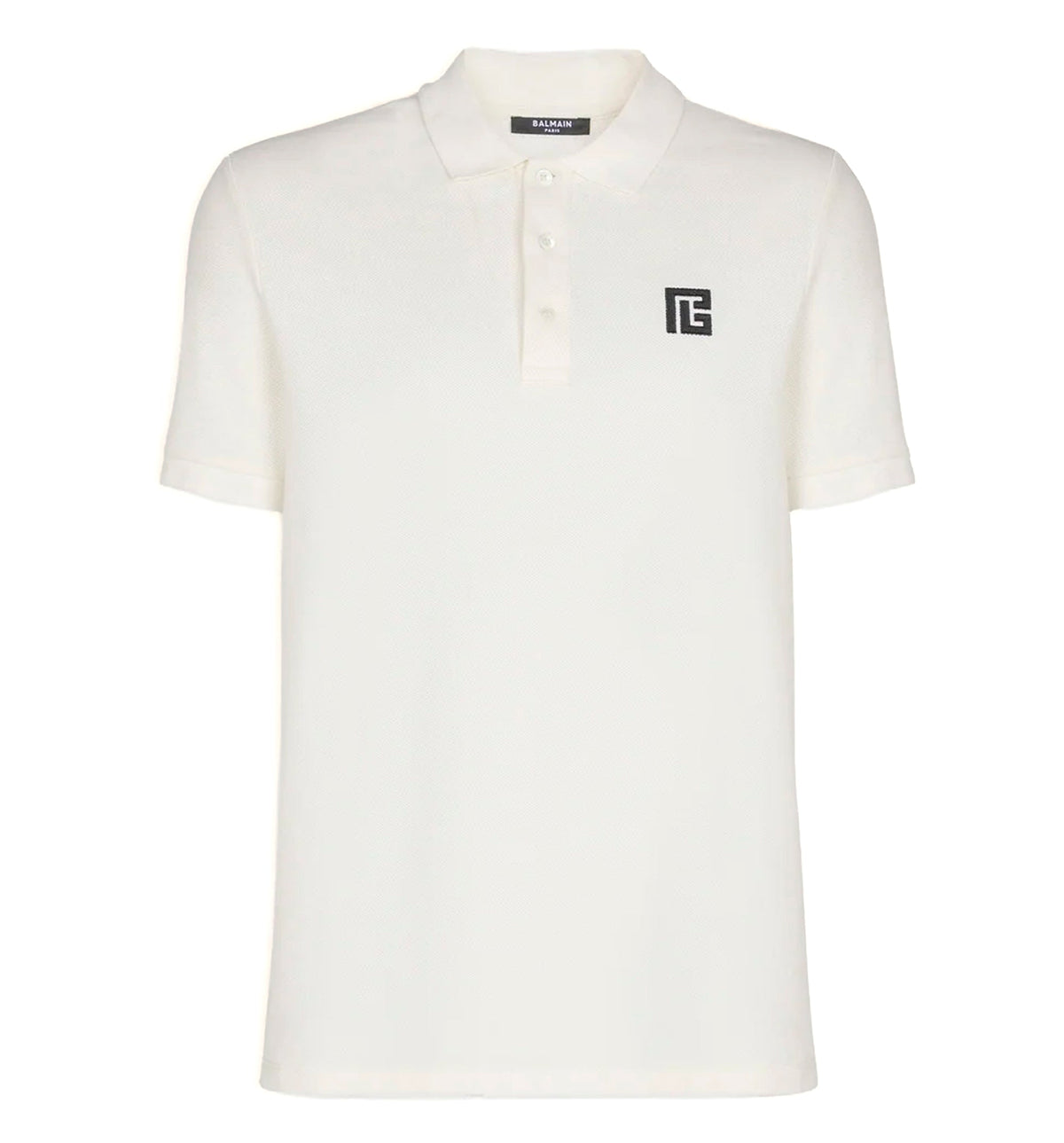 Embroidered cotton polo