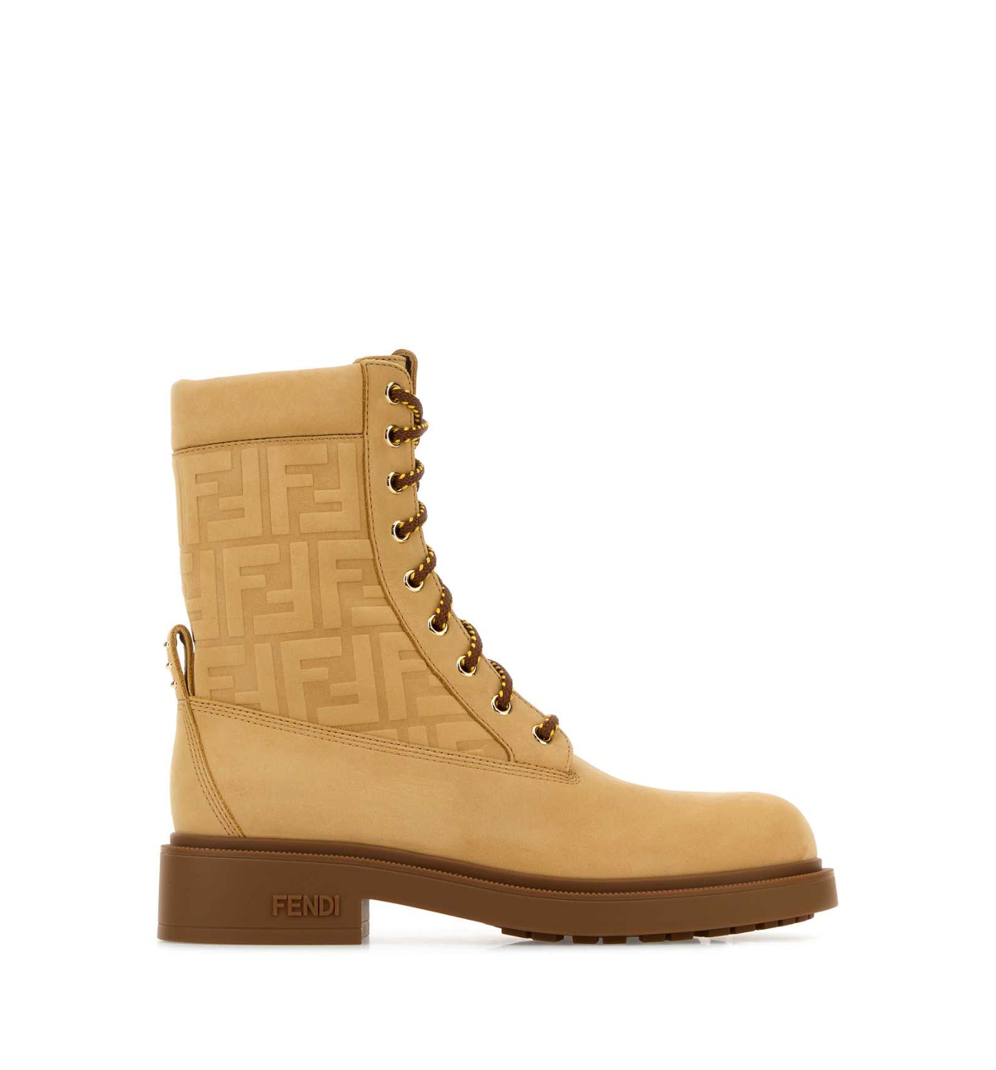Nubuck Fendi Fili Ankle Boots
