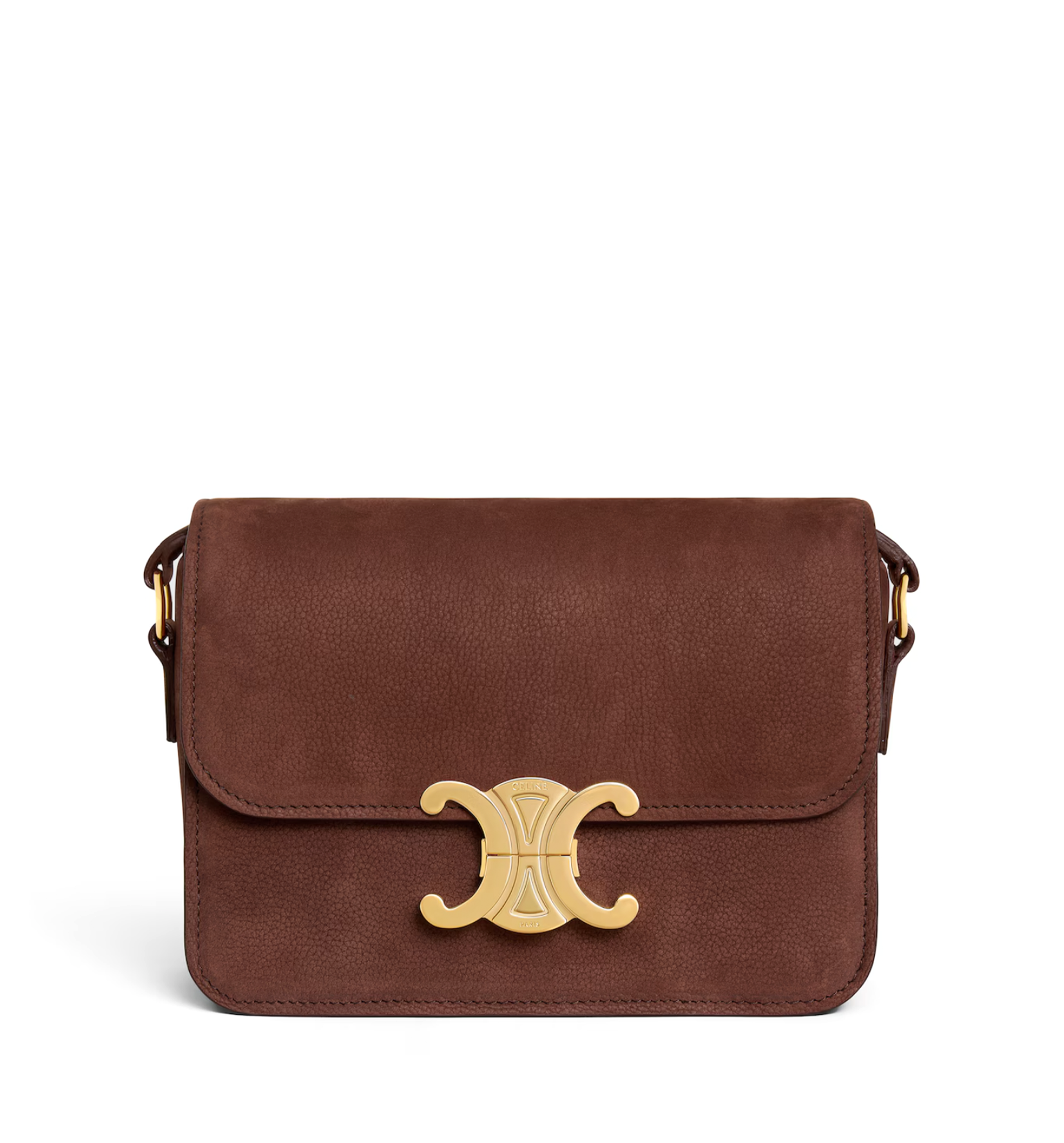 Teen Triomphe Bag in Grained Nubuck Calfskin