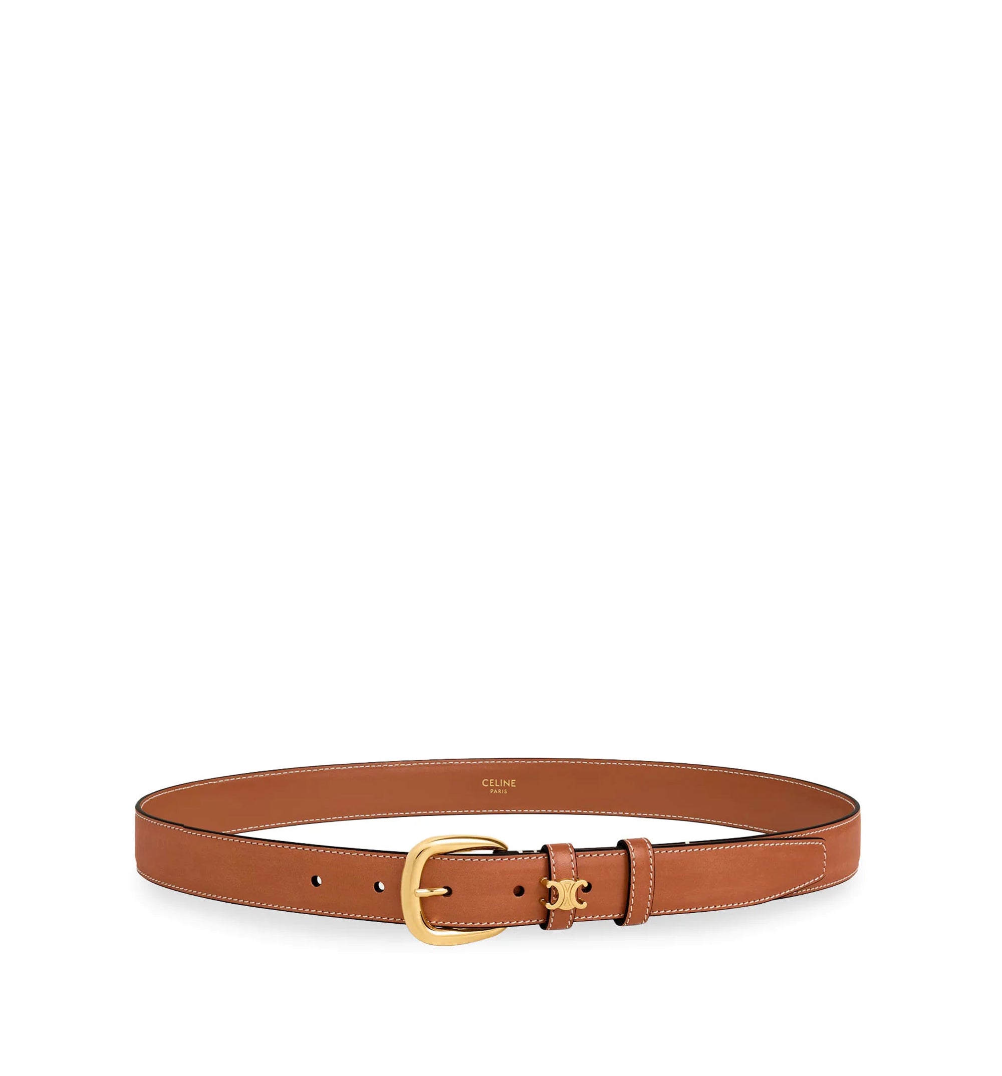 Medium 25mm Vivienne Belt In Natural Calfskin
