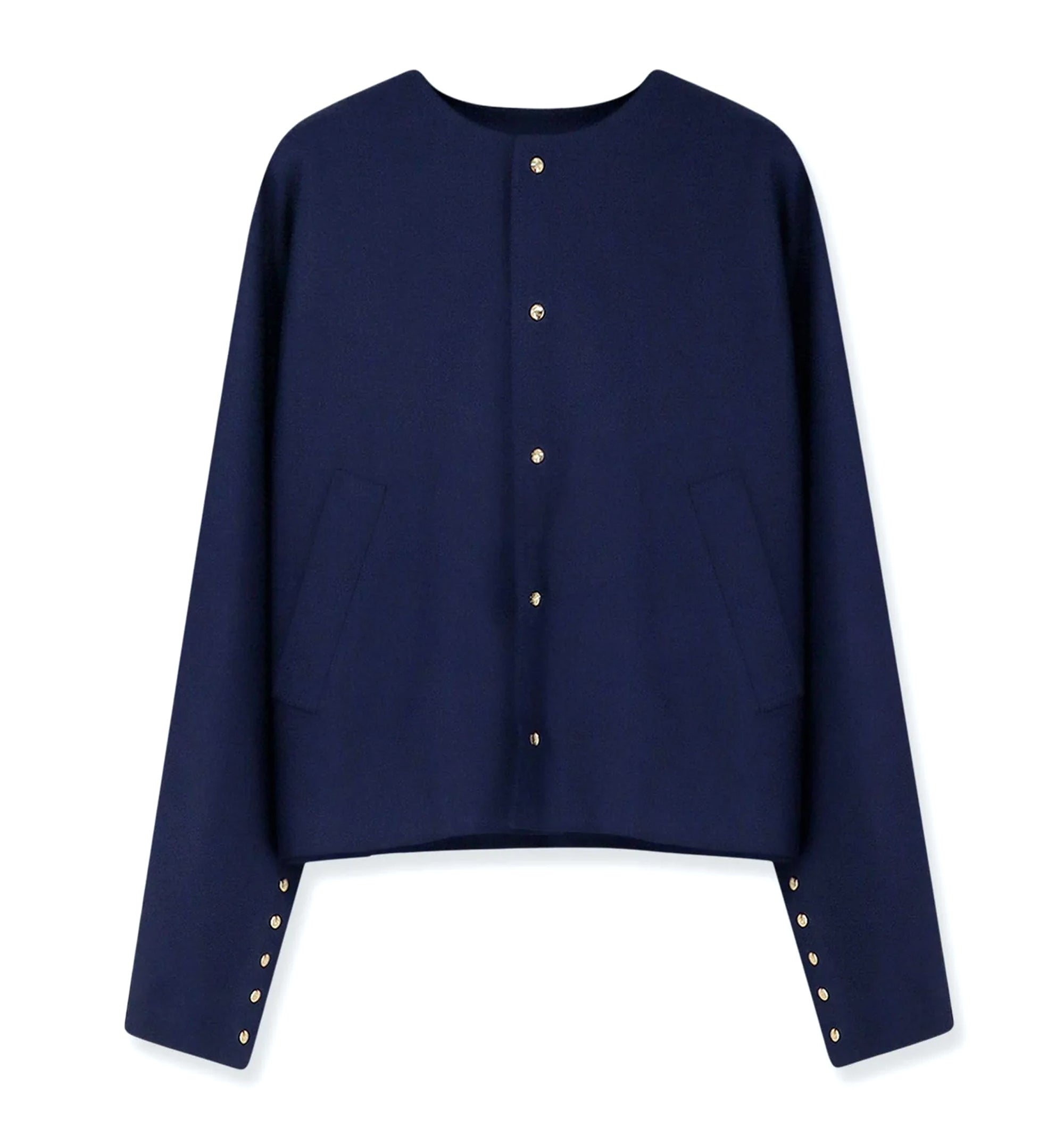 Cotton Blazer With Printed Lining