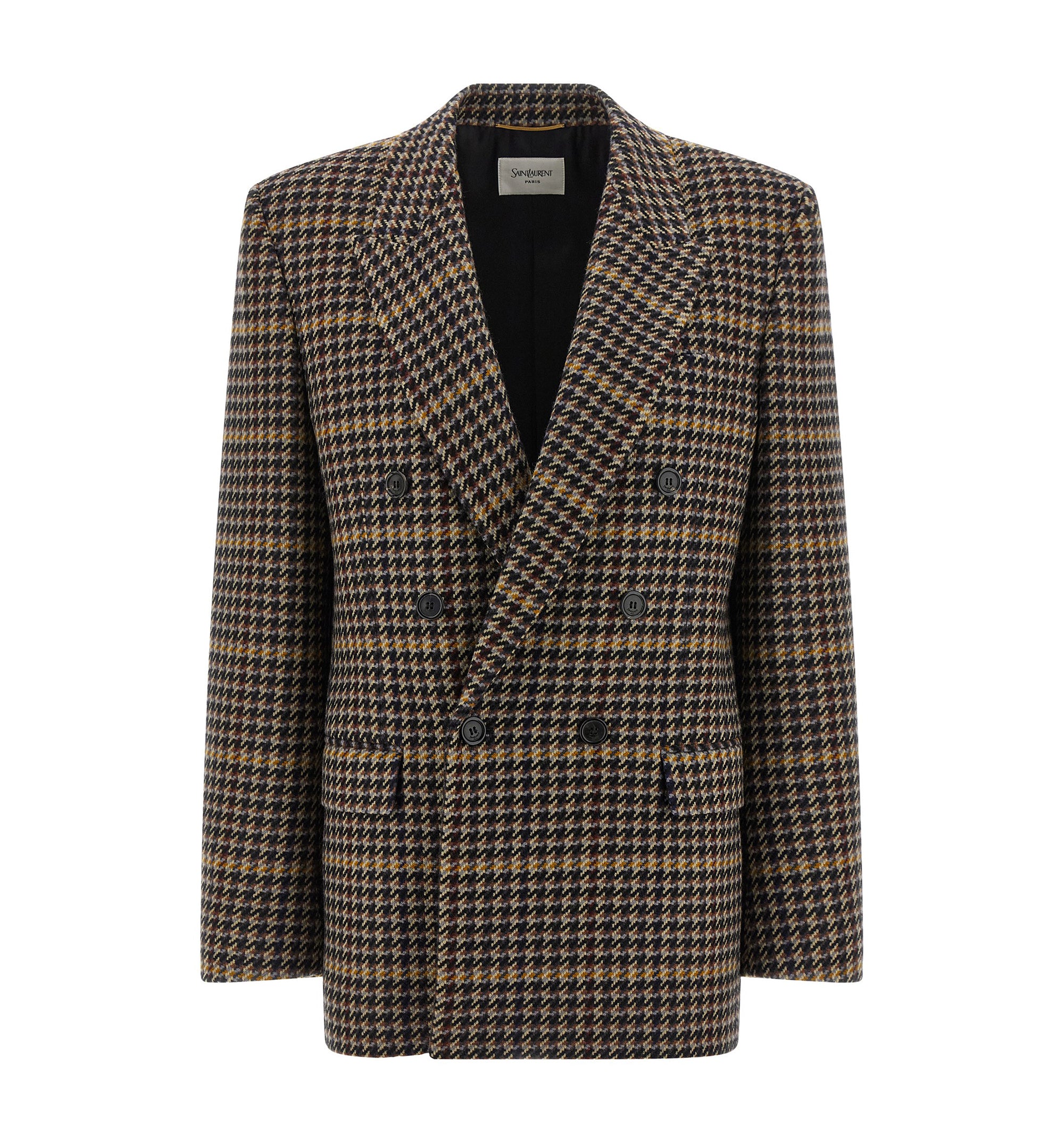 Jacket In Wool Check