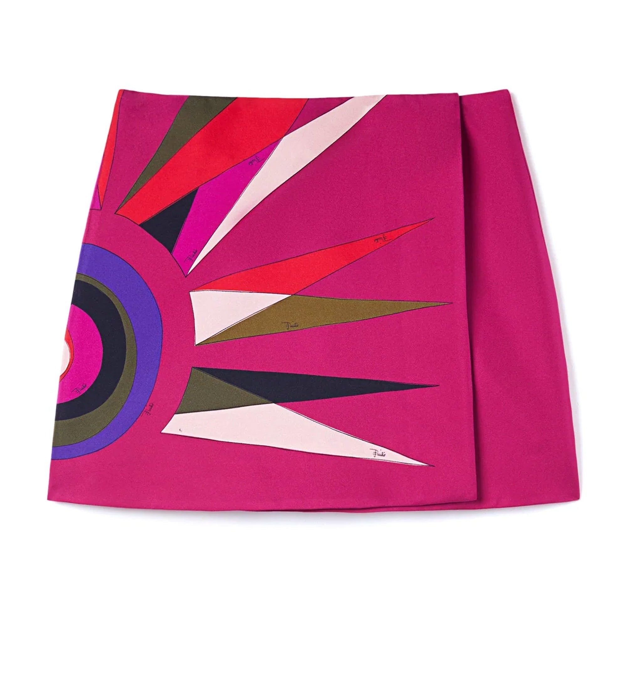 Hawaii Print Mini Skirt