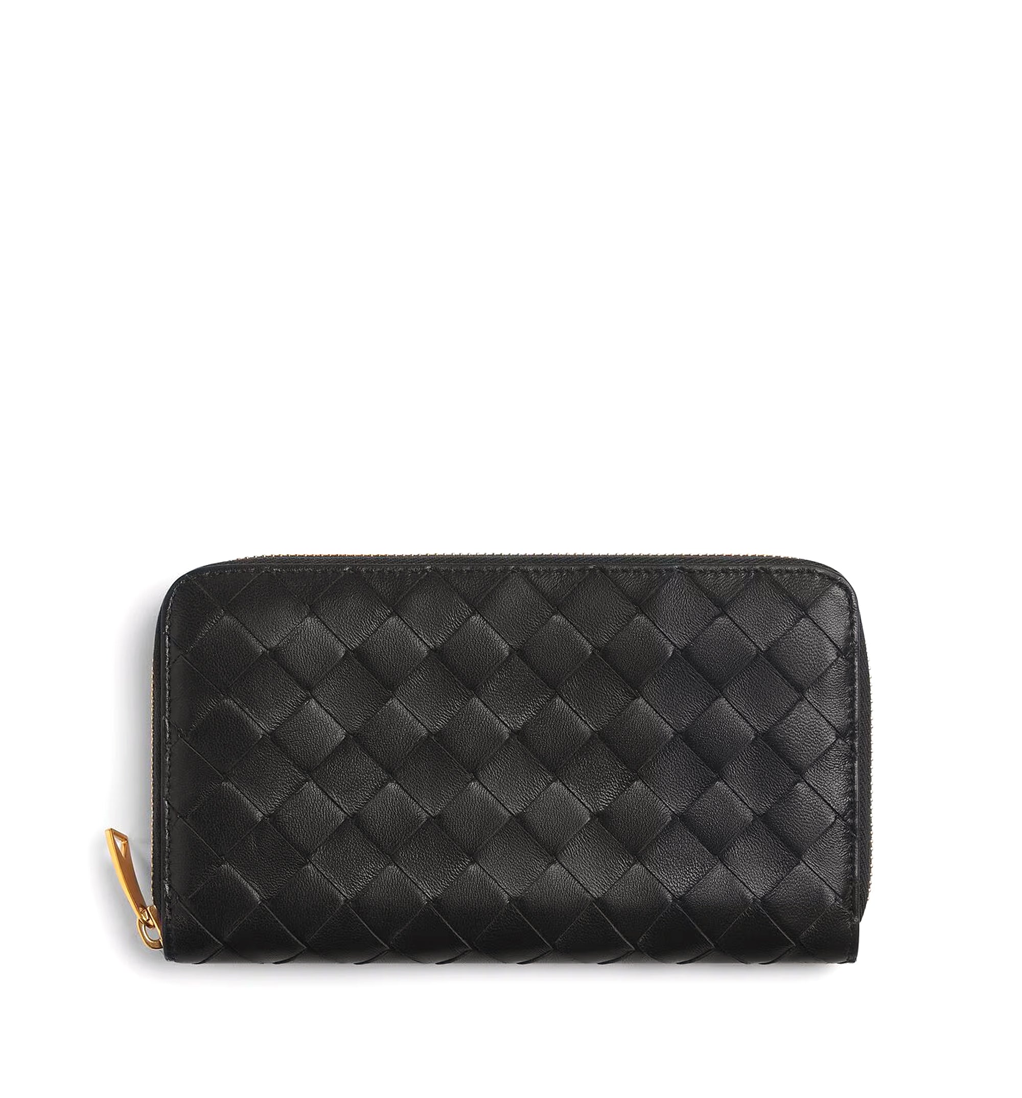 Intrecciato Zip Around Wallet