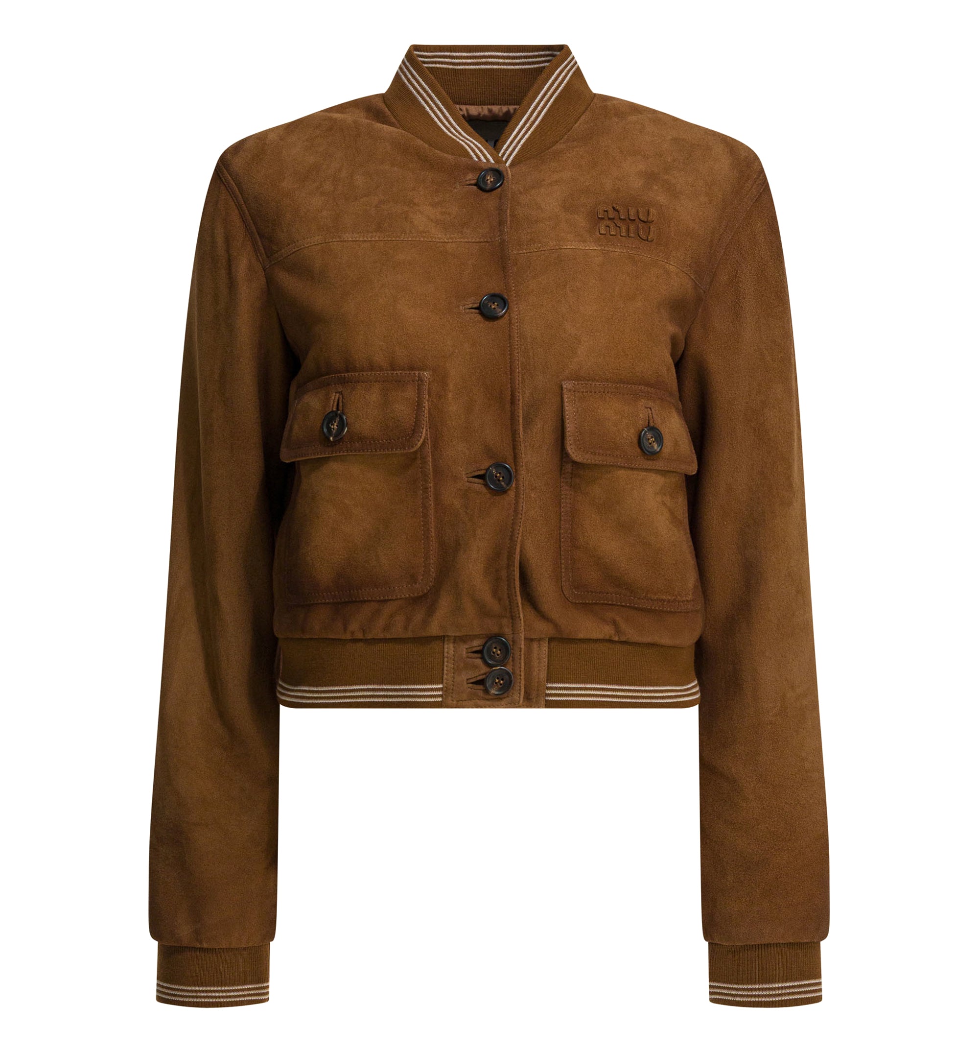 Suede Blouson Jacket