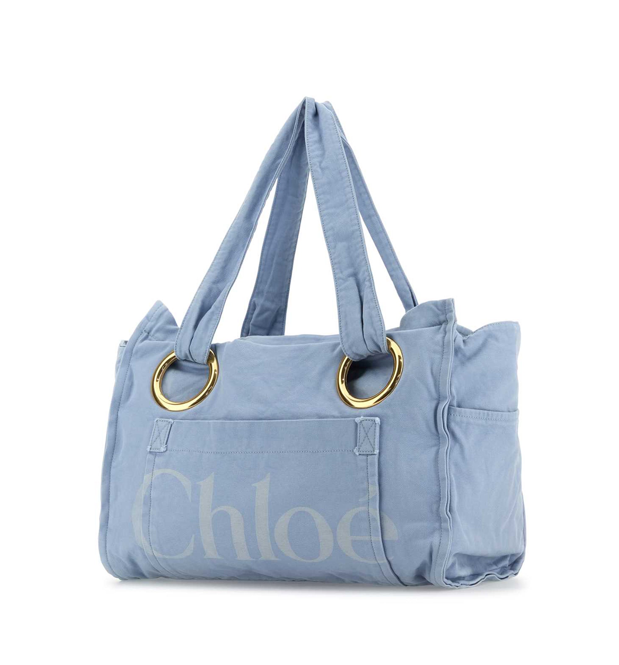 Large Chloé Plage Tote Bag in Cotton
