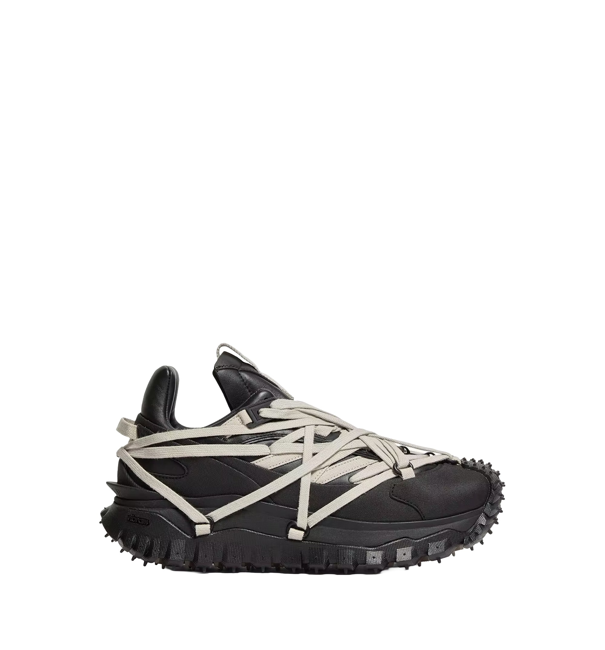 Moncler + Rick Owens Trailgrip Megalace Leather Sneakers