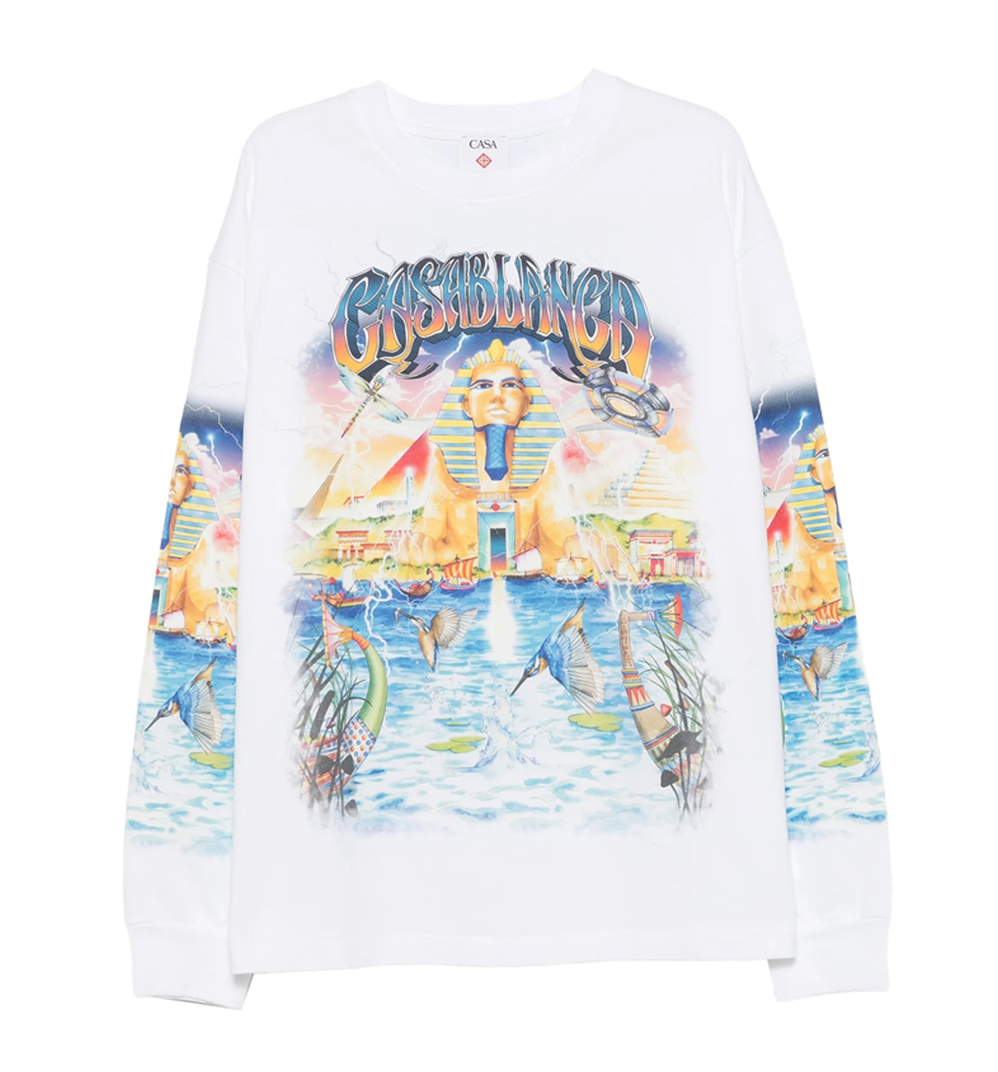White Egypt As It Was Long Sleeve T‑Shirt