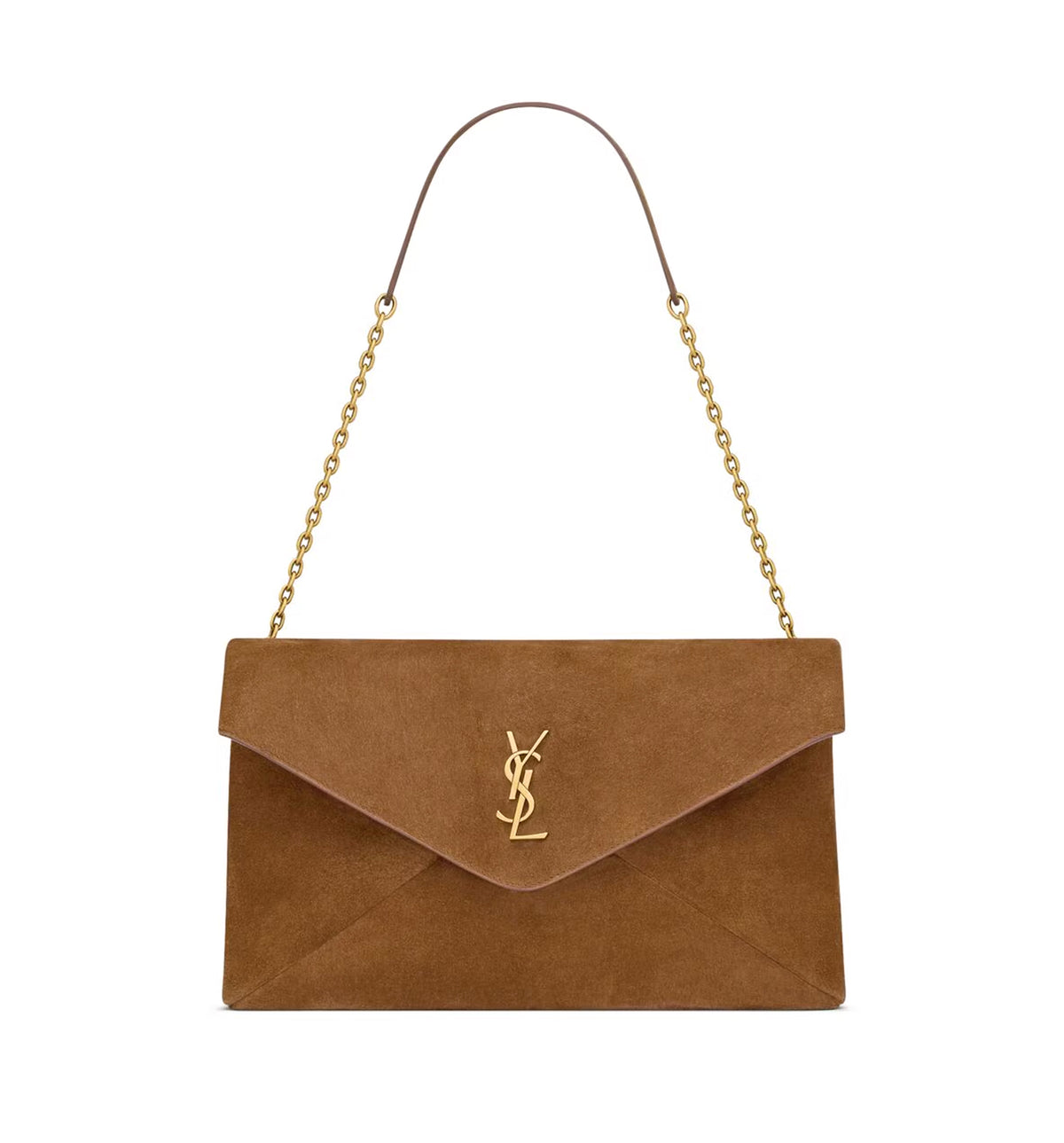 Cassandre Pouch On Chain In Suede