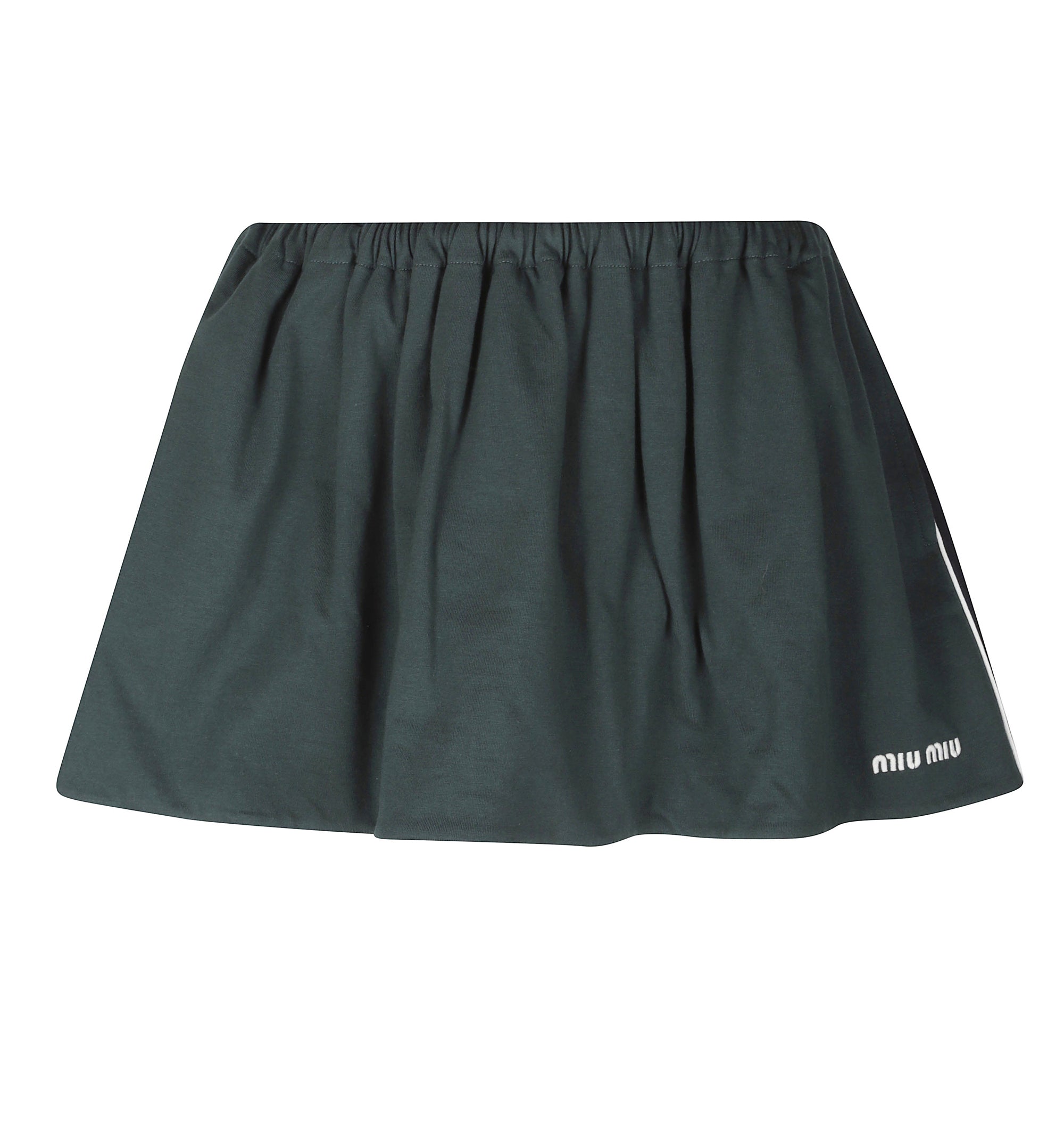Cotton Jersey Miniskirt