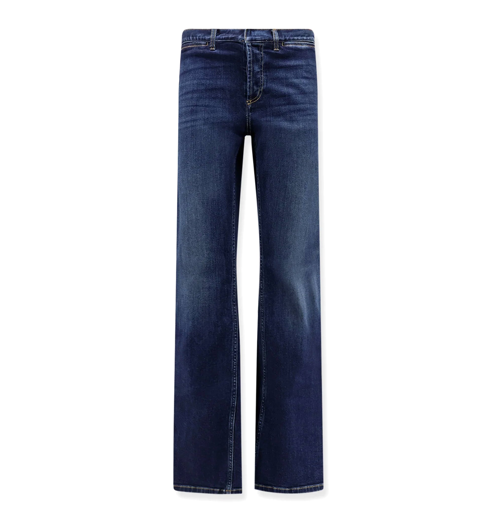 Cotton denim pants with Web