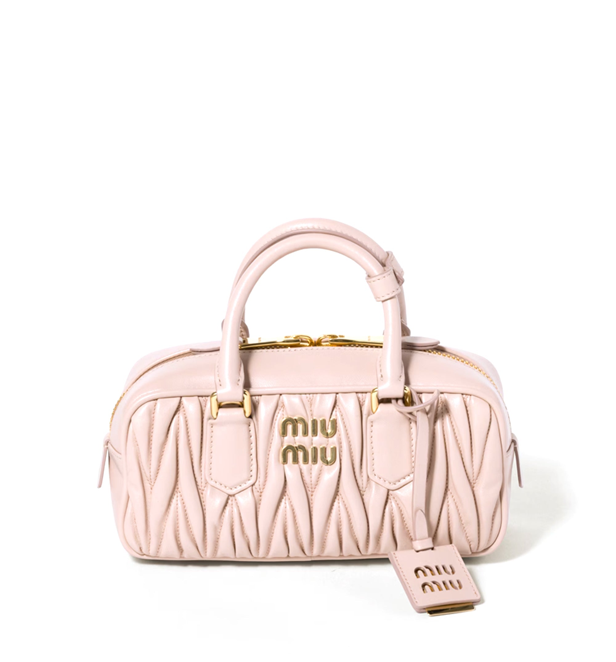 Arcadie matelassé nappa leather bag