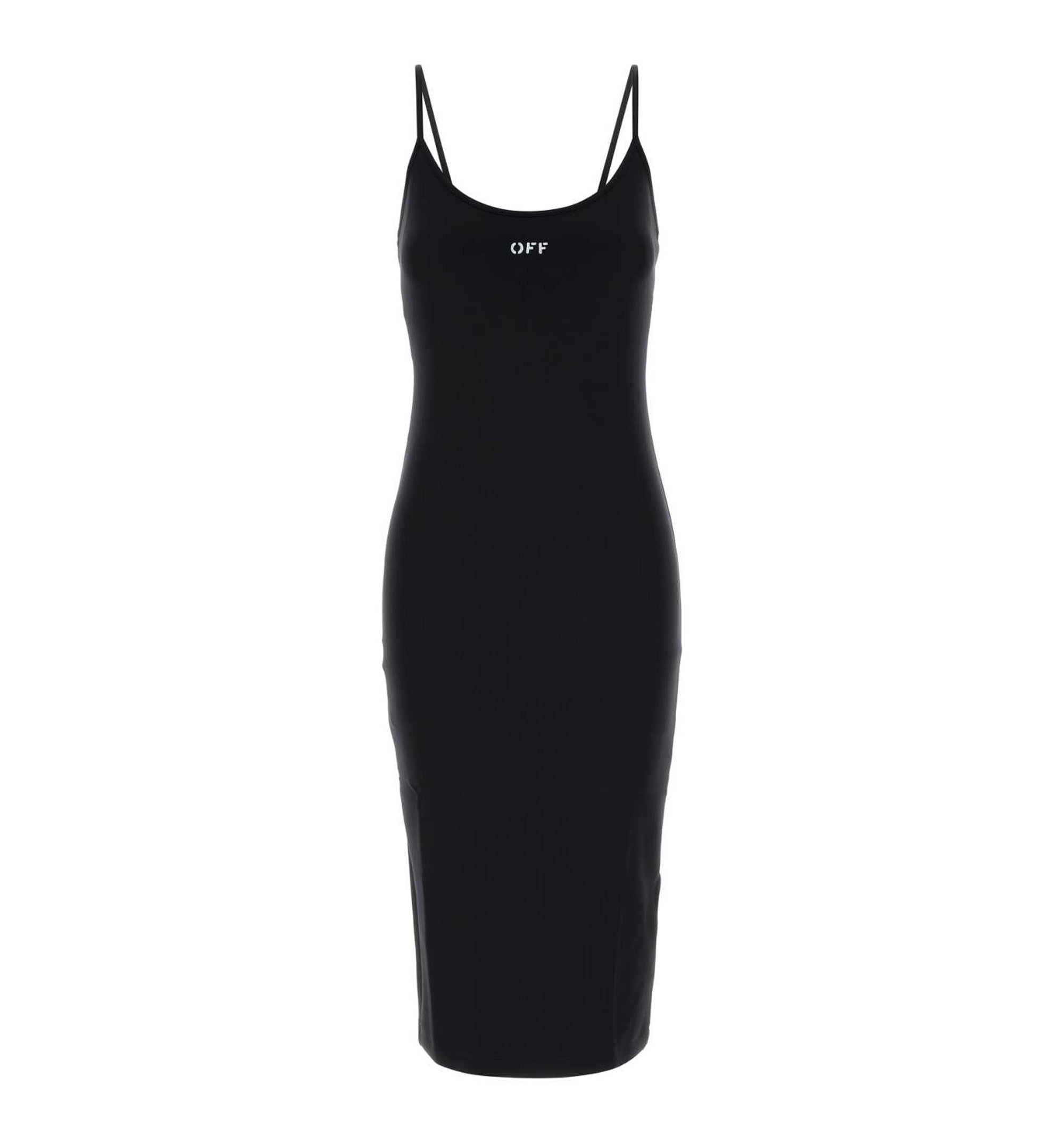 Off Stamp Sleek Midi Dress