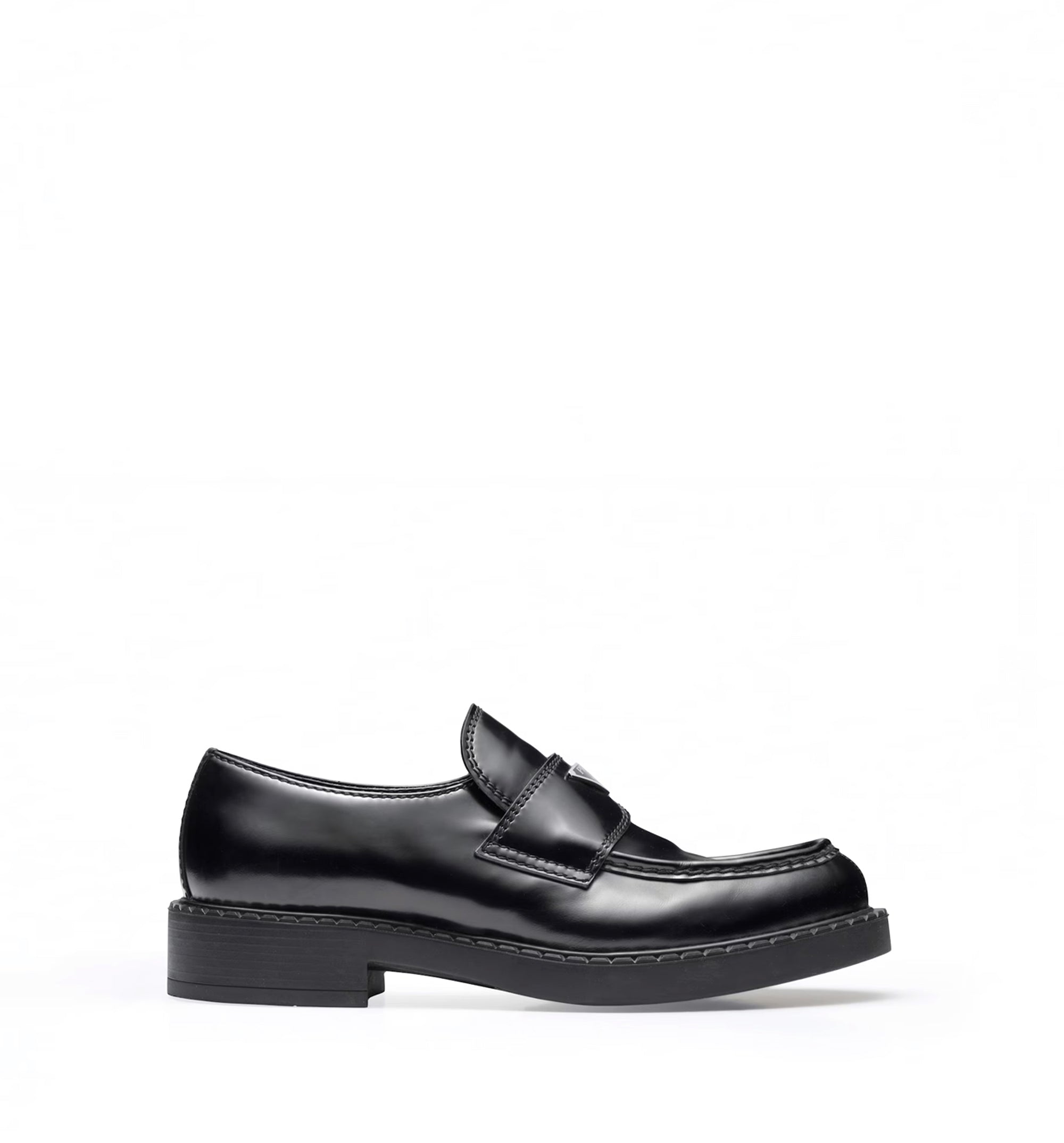 Chocolate Brushed Leather Loafers
