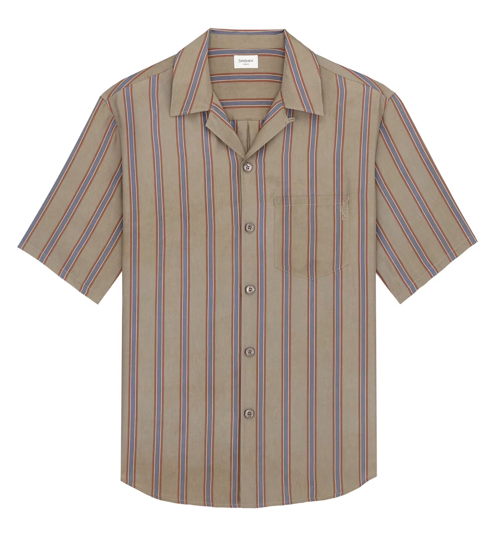 Cassandre Shirt In Striped Cotton Twill