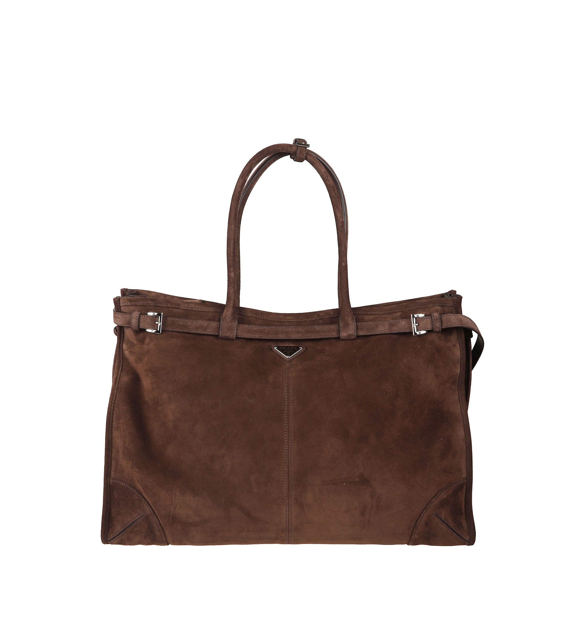 Prada Bonnie suede tote bag