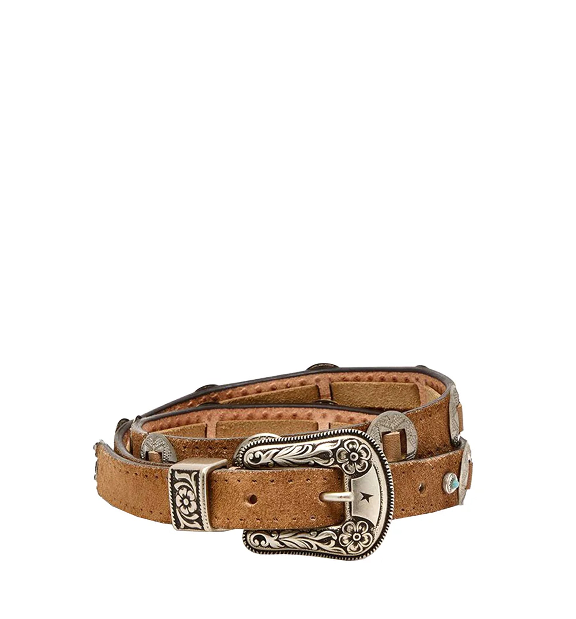 Lace S Leather Belt