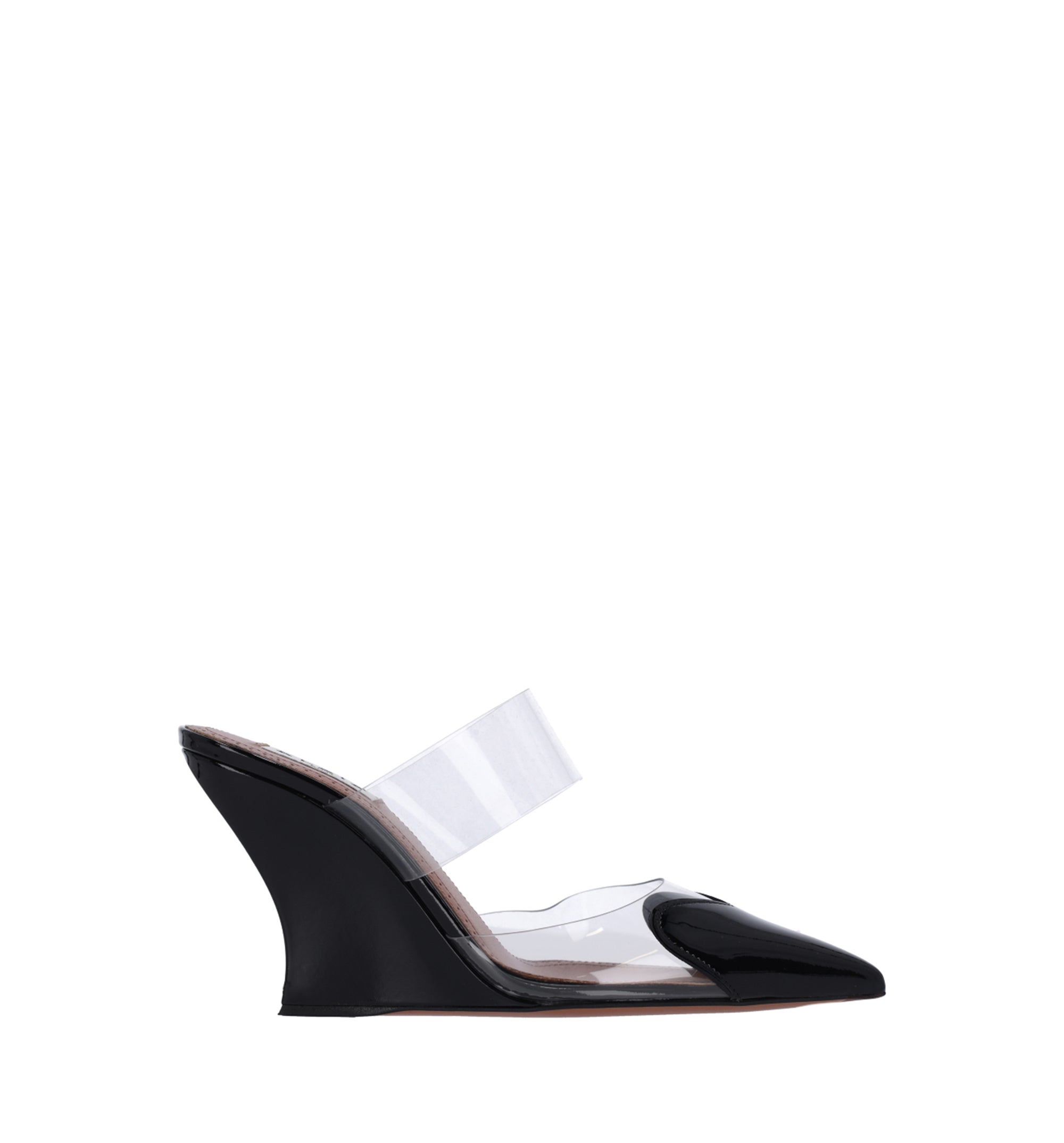 Le Cœur Wedge Mules In Patent Leather