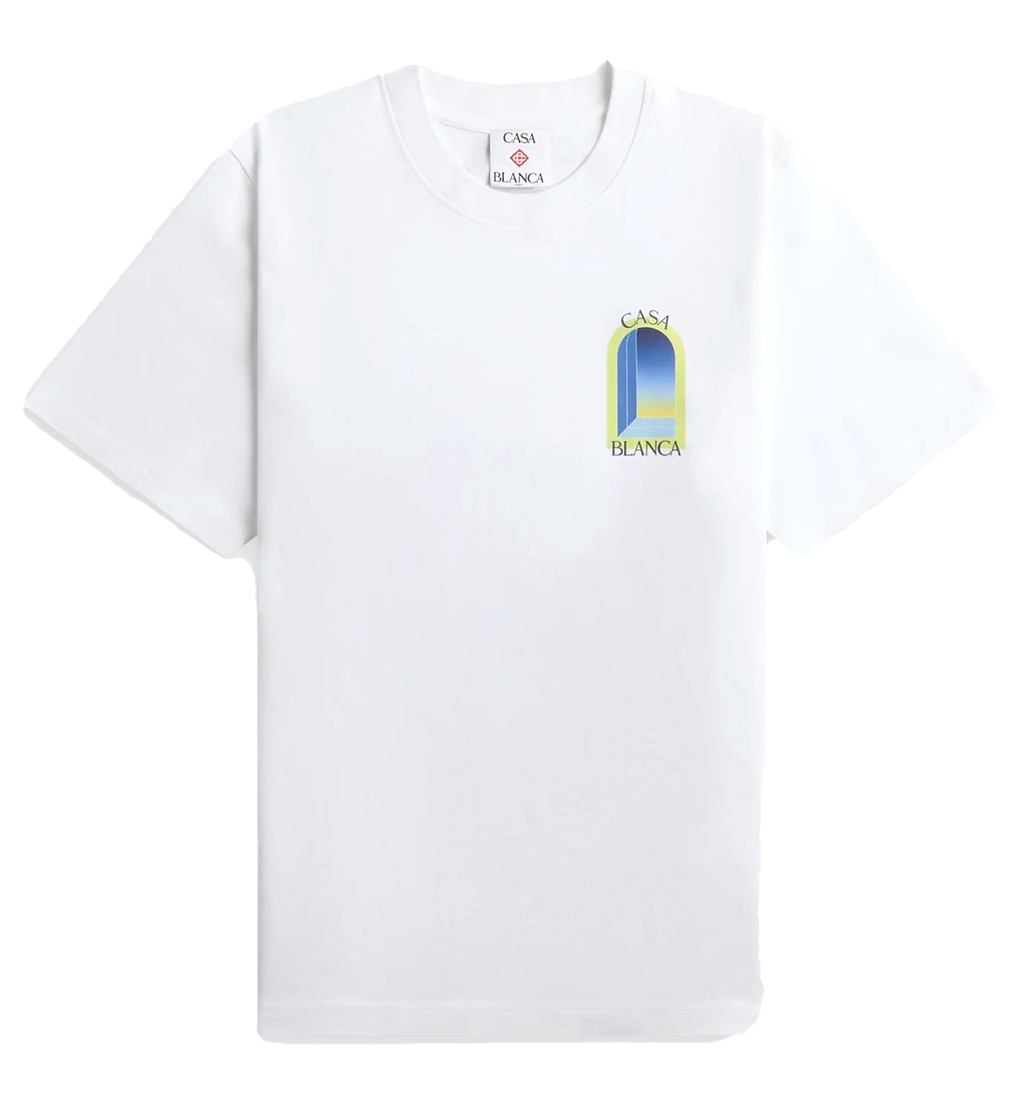White & Lime Arches Short Sleeve T‑Shirt