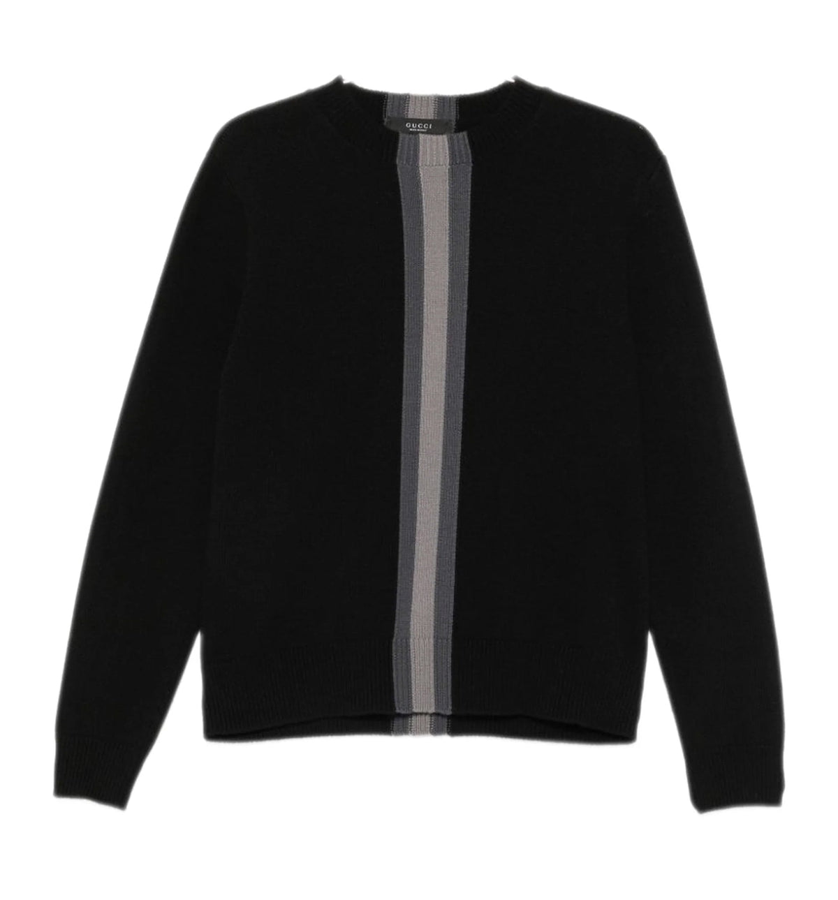 Knit wool sweater with muted Web