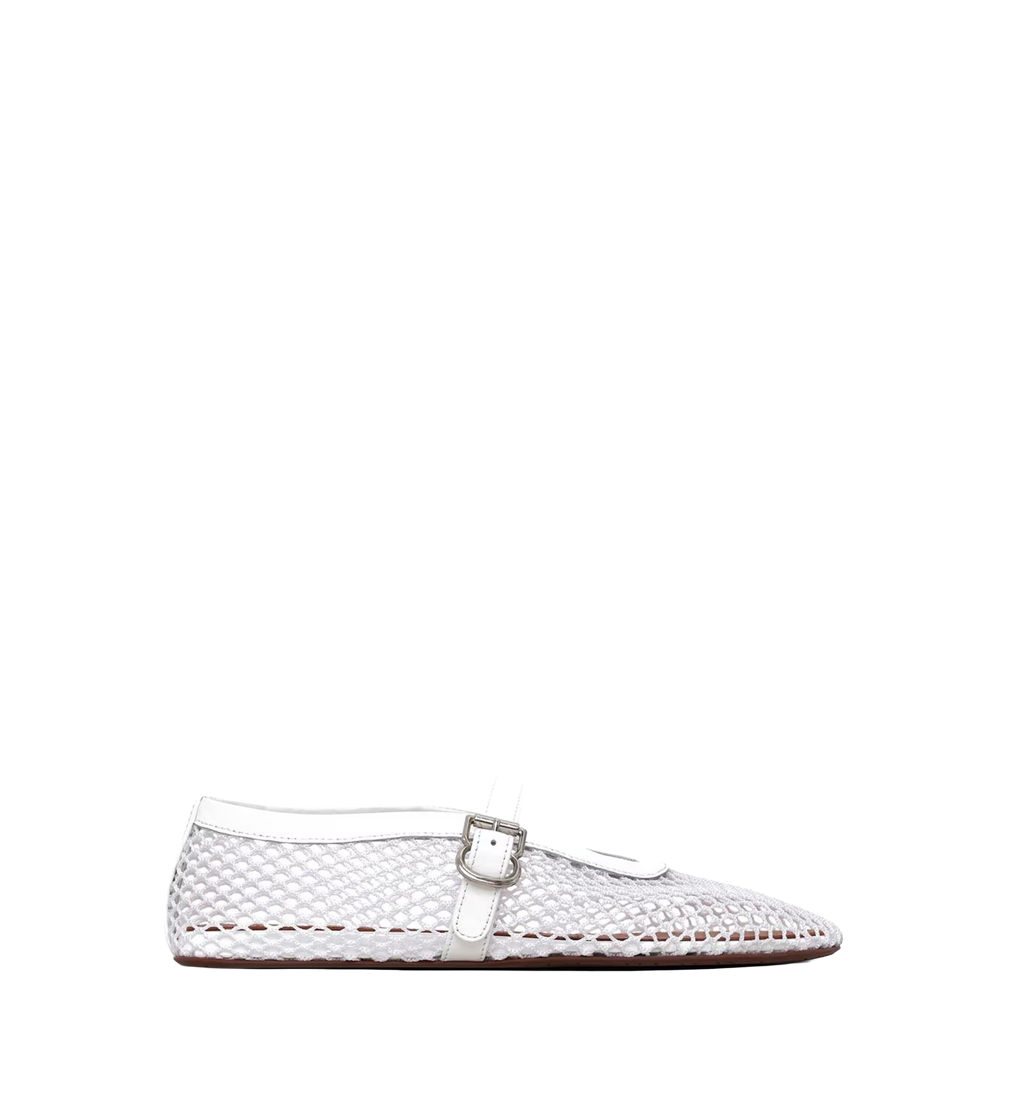 Ballet Flats In Fishnet