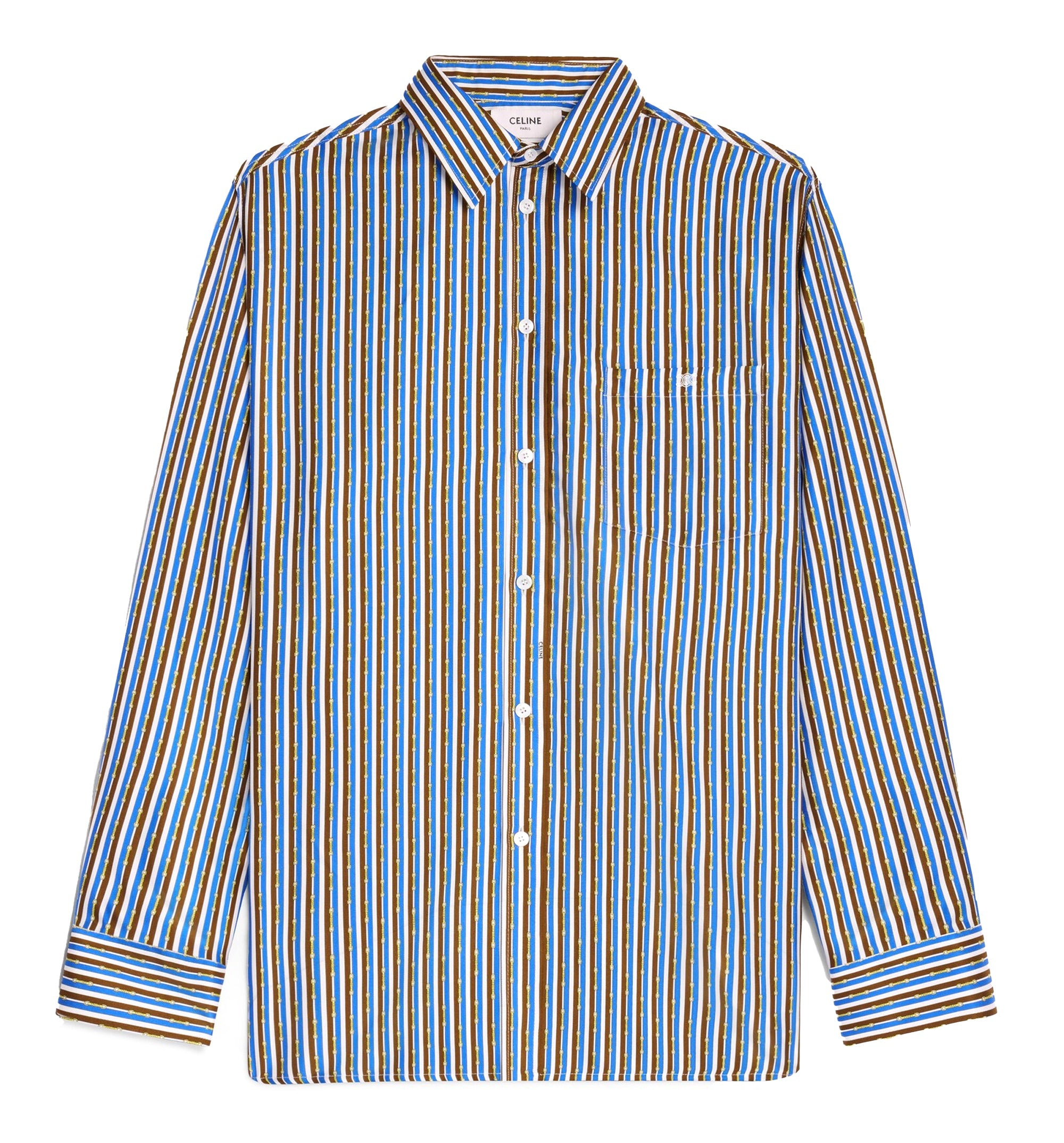 Striped Silk Shirt