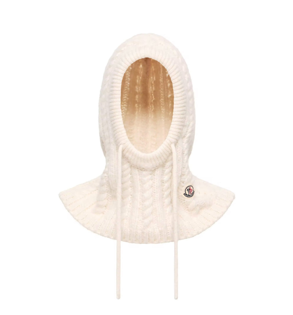Cable Knit Alpaca Blend Balaclava