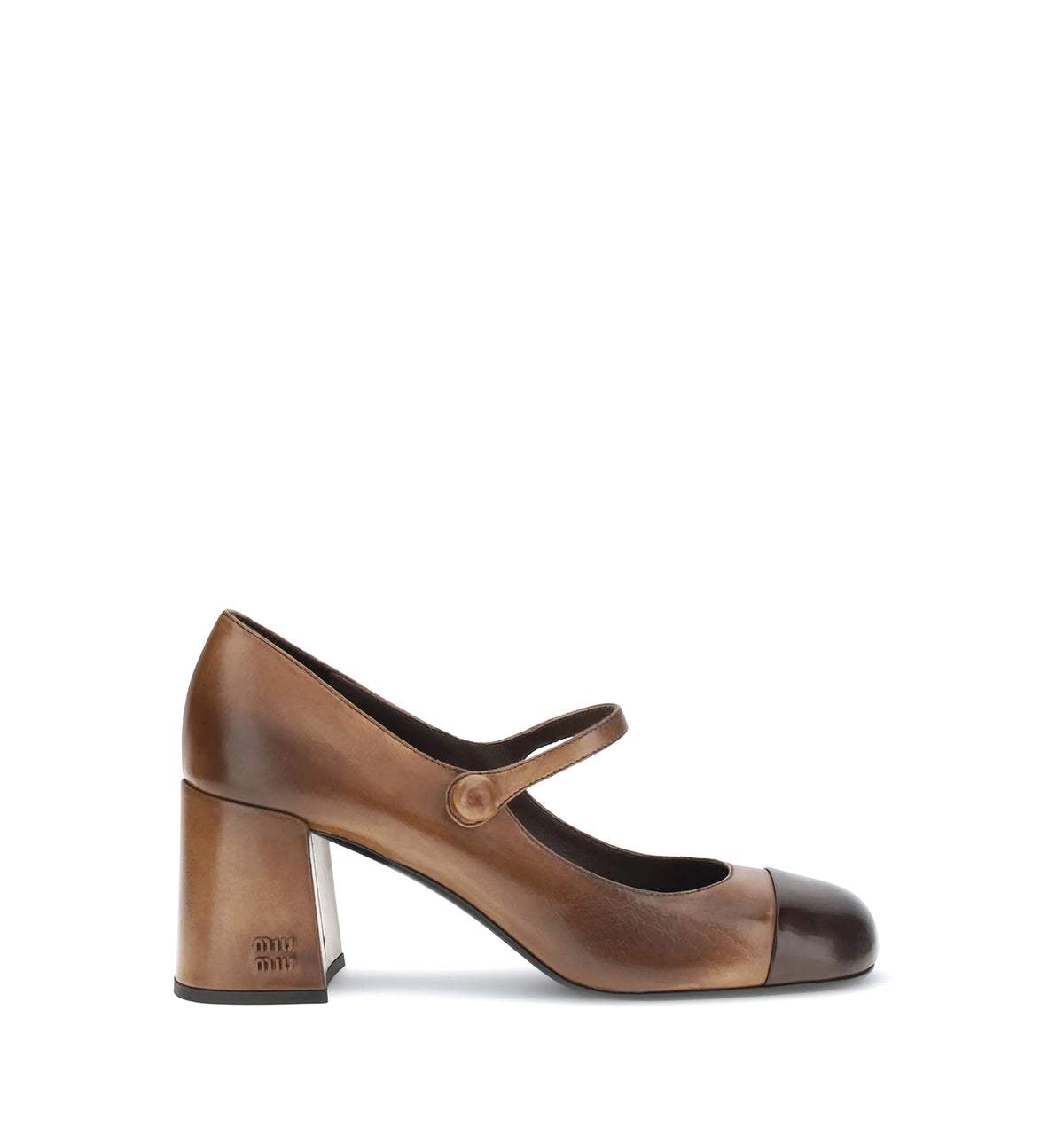Leather Mary Jane Ballerinas
