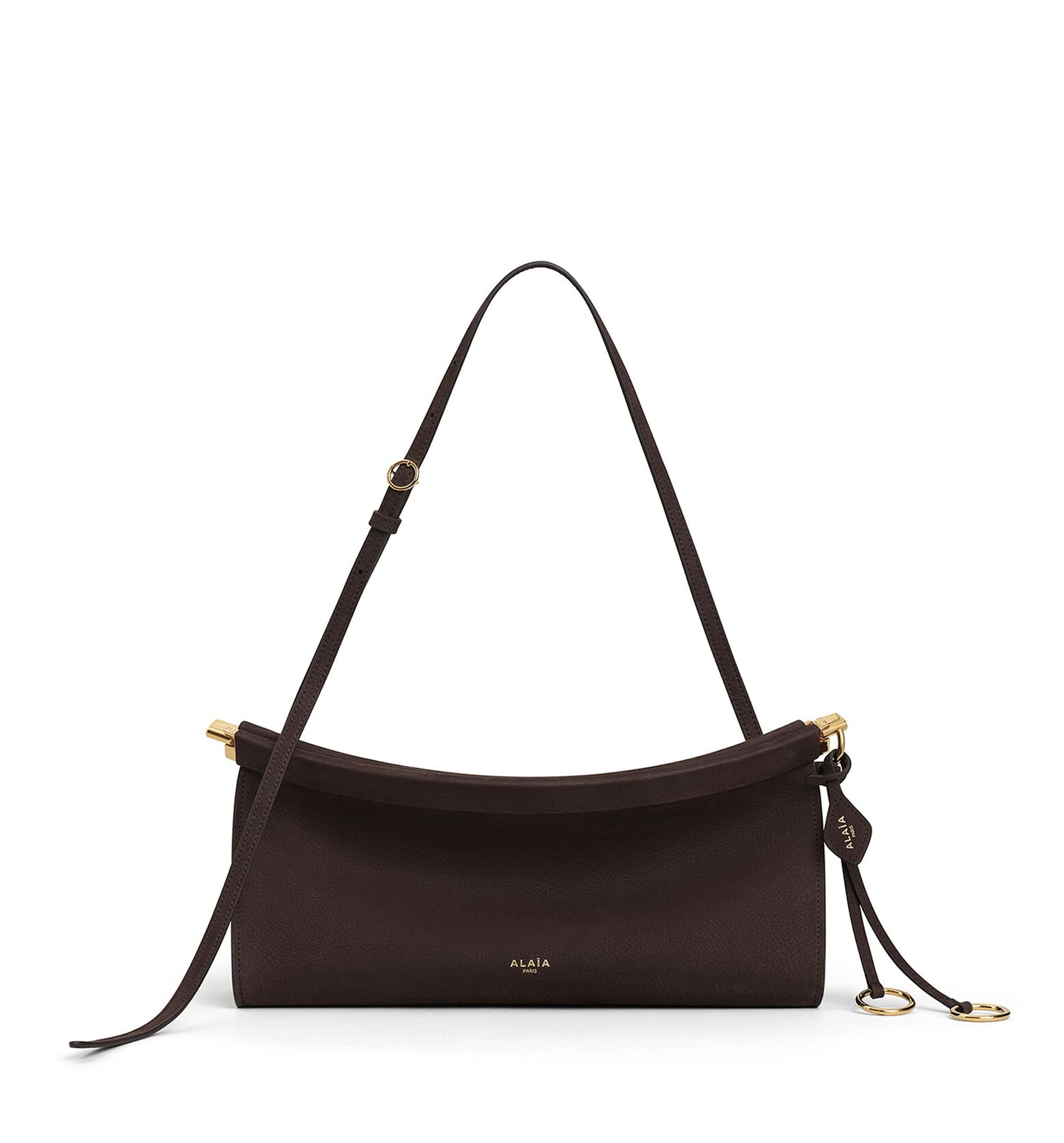 Le Click East West Medium Bag In Nubuck