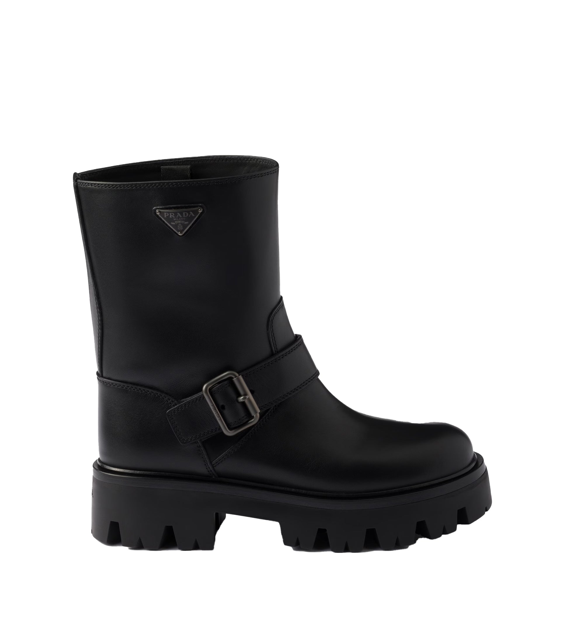 Leather booties