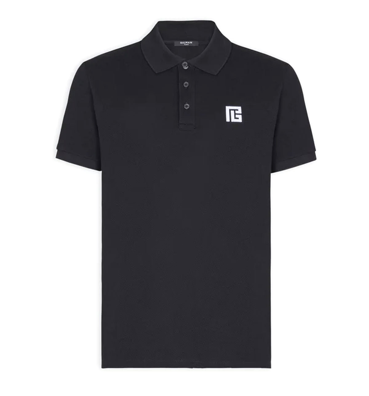 Embroidered cotton polo