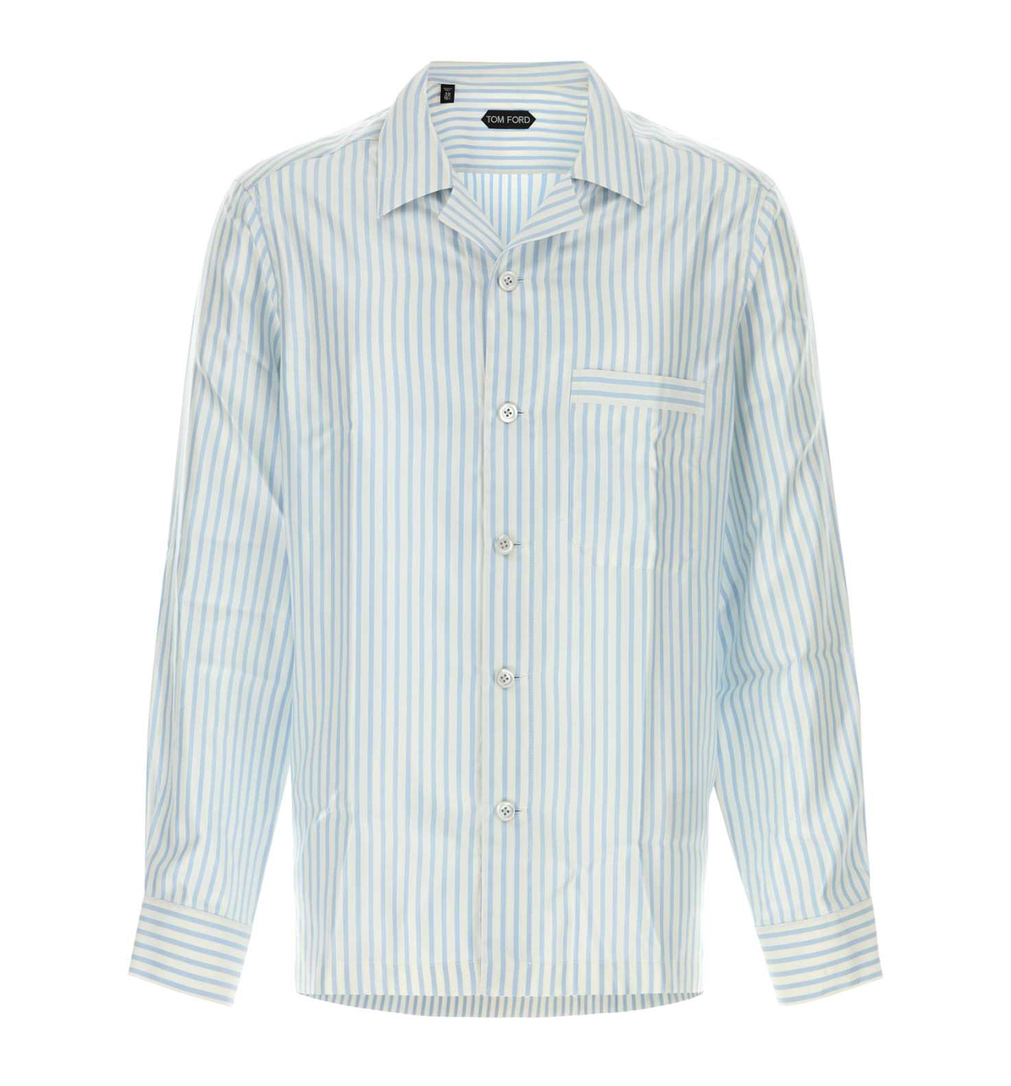 Embroidered Satin Shirt