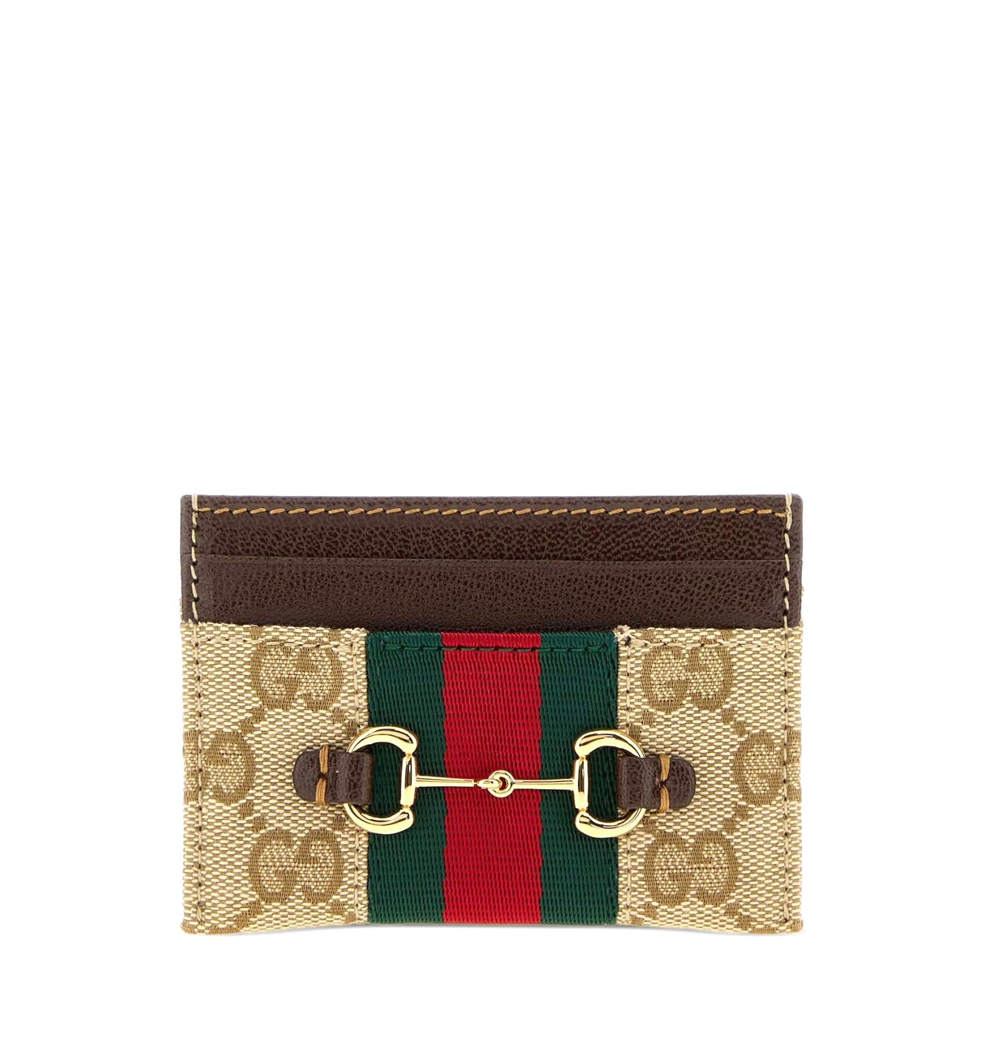 Gucci Horsebit Web card case