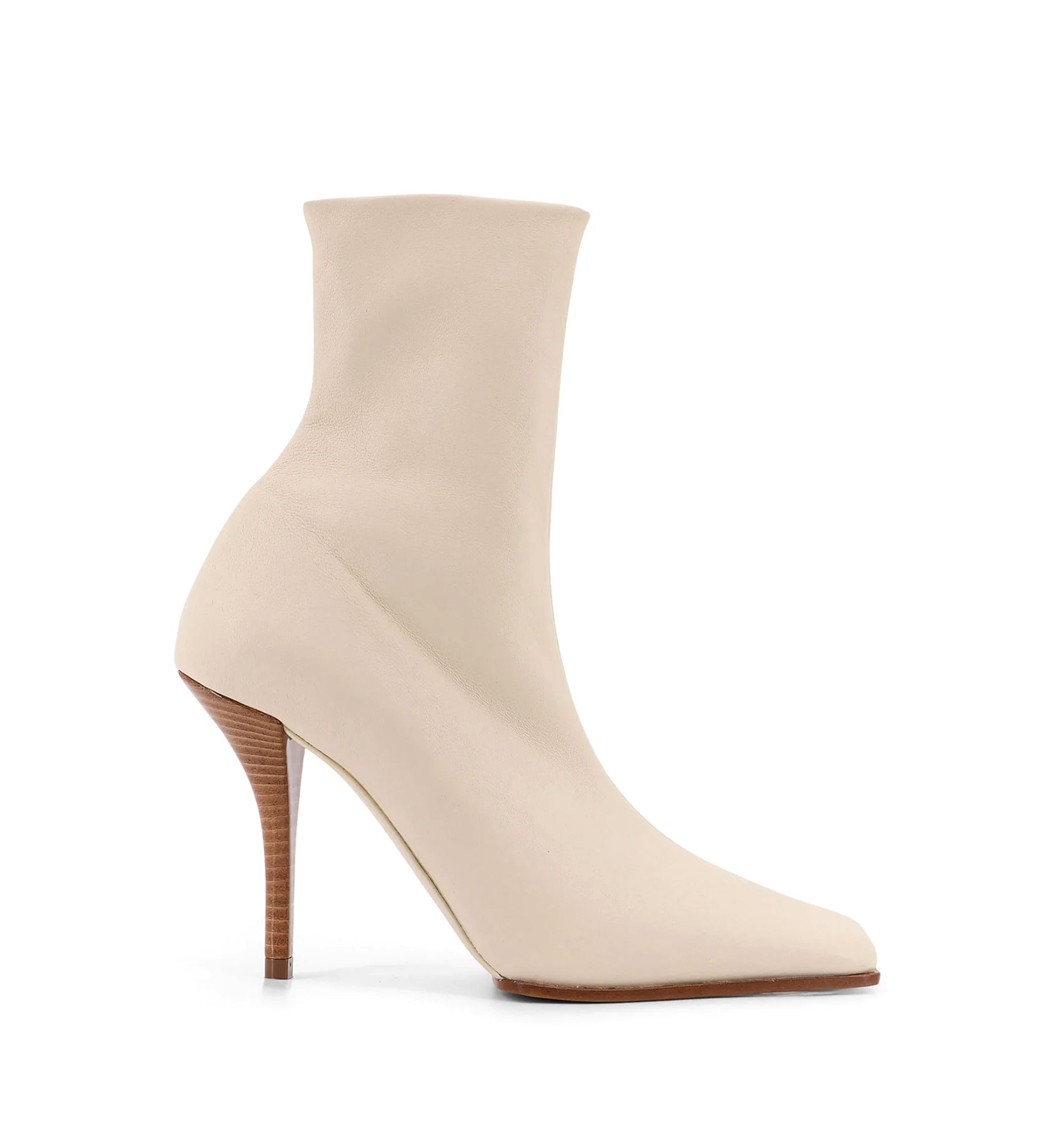 Soft Square Boots in Leather