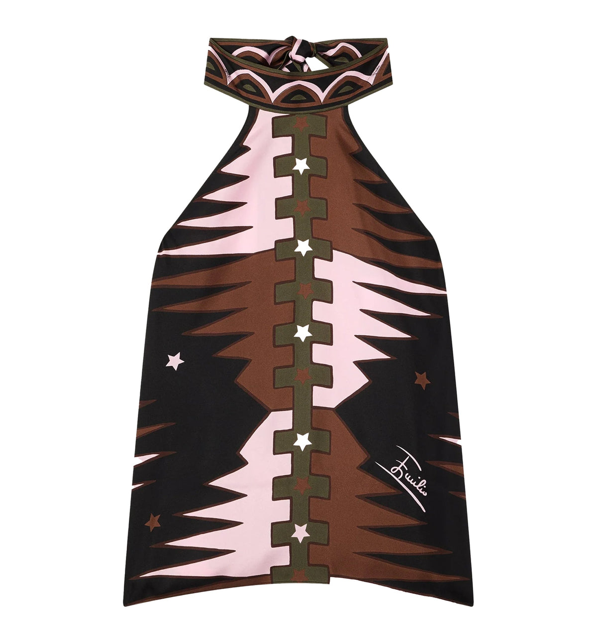 Valdimontone Print Halter Top