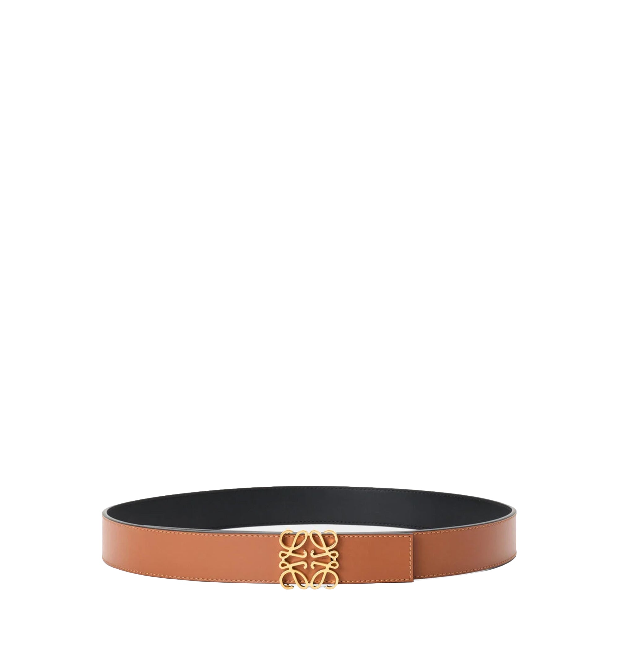 Reversible Anagram Belt In Smooth Calfskin