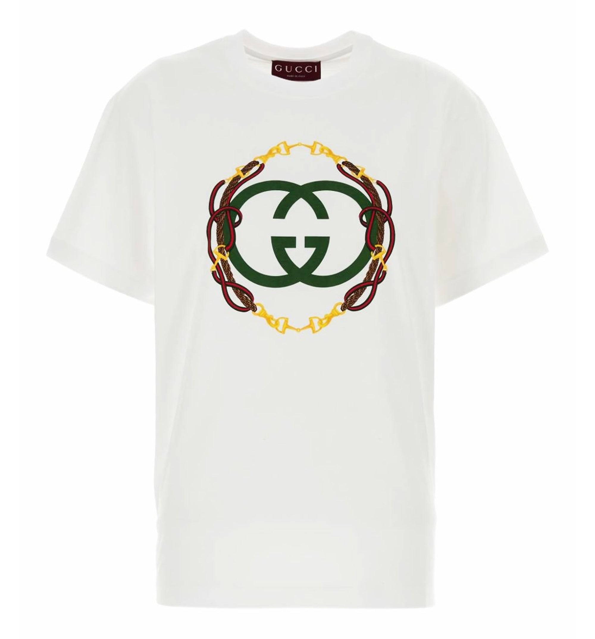 Cotton Jersey T-Shirt With Print